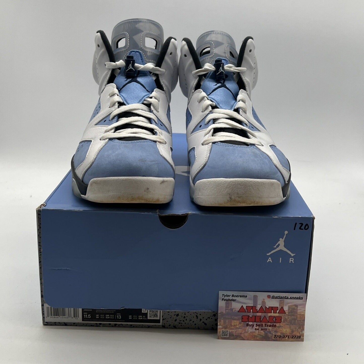 Size 11.5 - Air Jordan 6 Retro Mid UNC Home (CT8529-410)