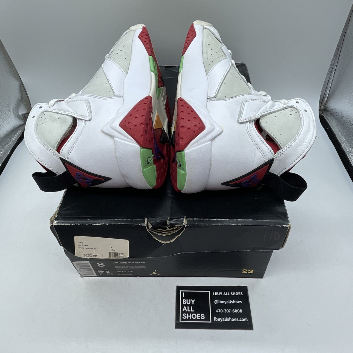 Size 8 - Air Jordan 7 Retro 2015 Hare (304775-125)