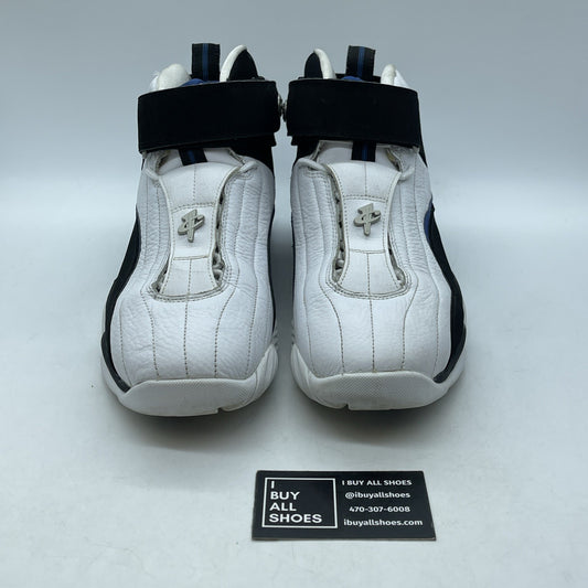 Size 10.5 - Nike Air Penny 4 OG Orlando Black White Suede Leather (864018-100)