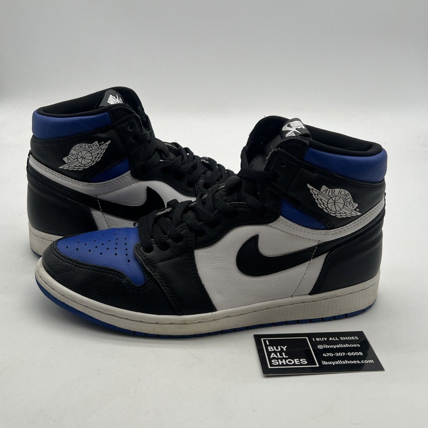Size 10.5 - Air Jordan 1 Retro OG High Royal Toe (555088-041)