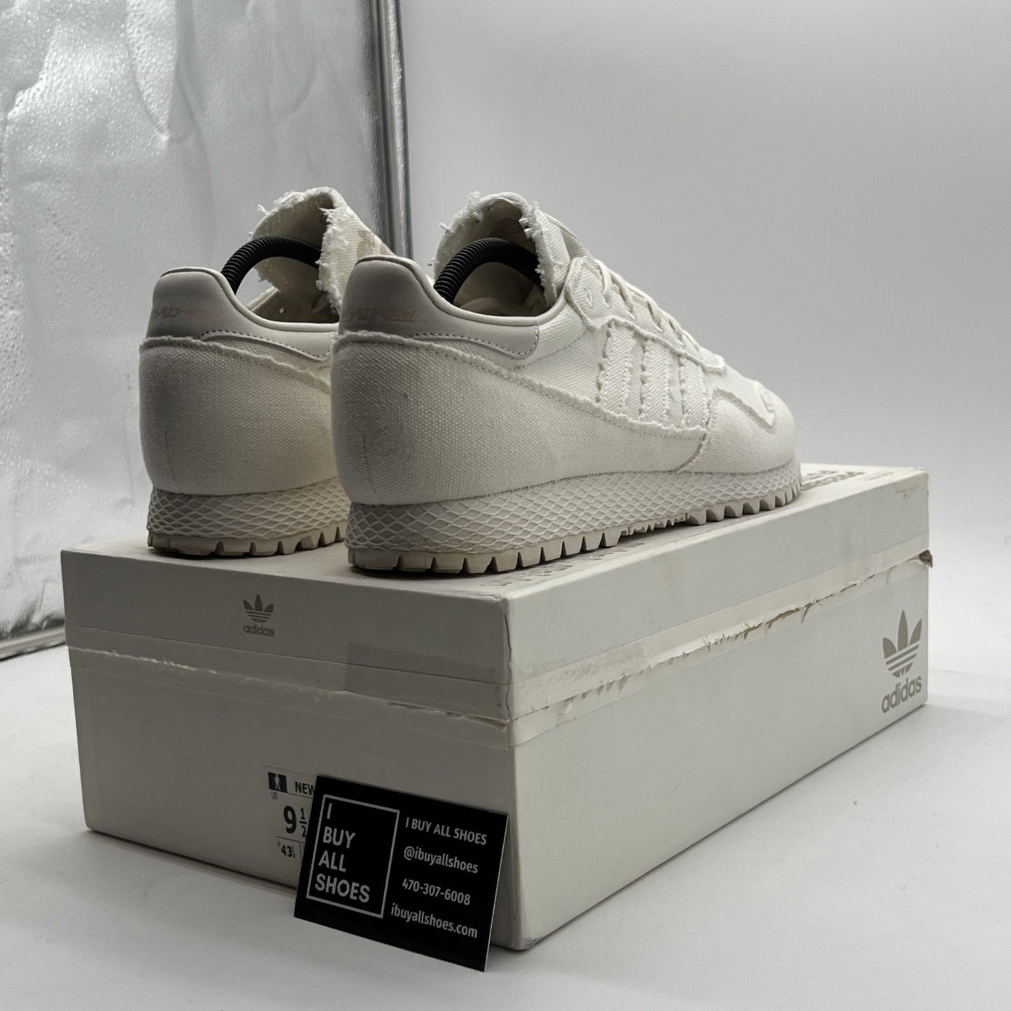 Size 9.5 - adidas Daniel Arsham x New York Chalk White (CM7193)