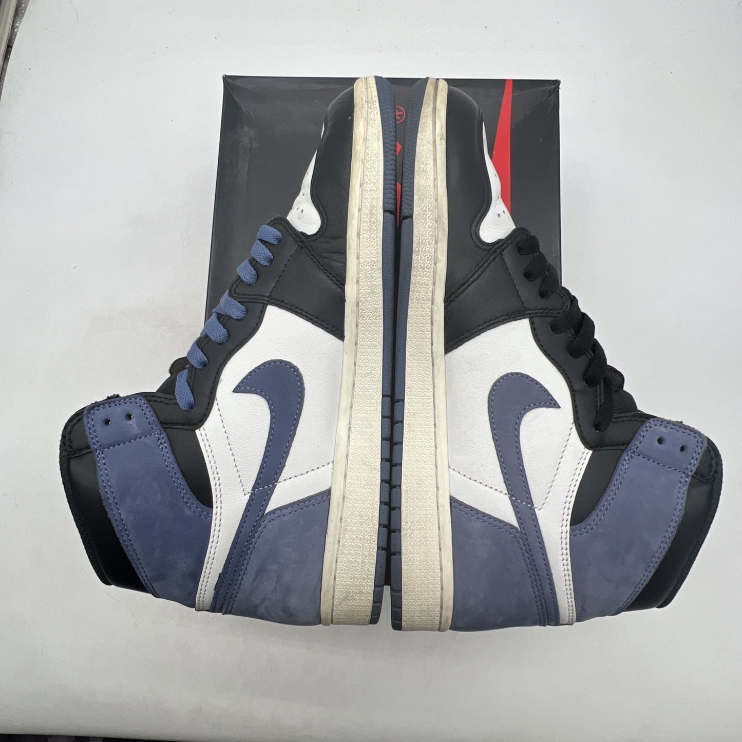 Size 10 - Air Jordan 1 Retro OG High Best Hand in the Game Blue Moon 555088-115