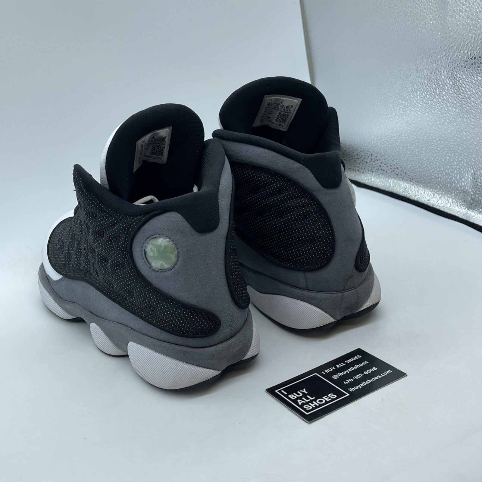 Size 11 - Air Jordan 13 Retro Black Flint Grey White Leather (DJ5982-060)