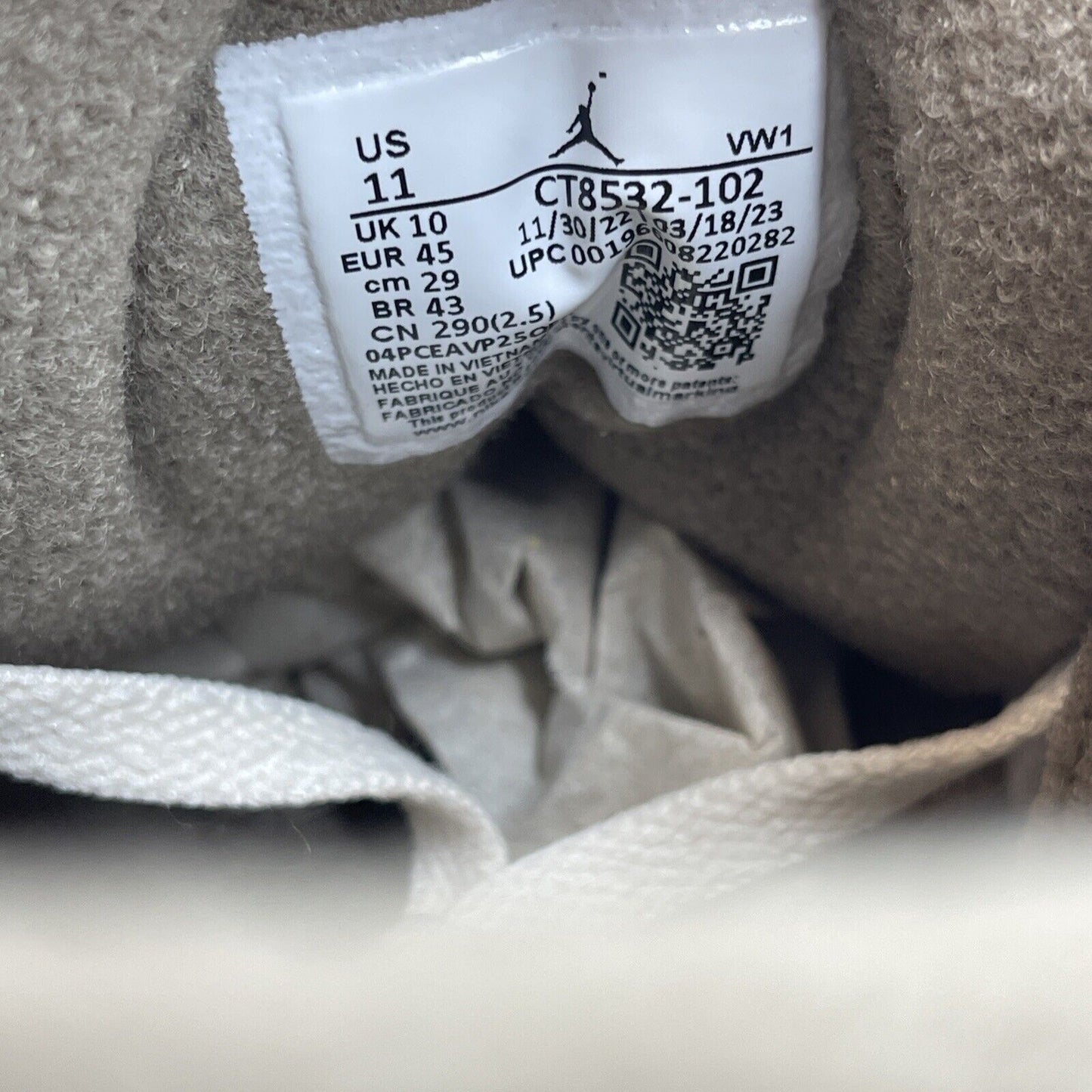 Size 11 - Jordan 3 Retro Low Palomino Brown White Suede Leather (CT8532-102)
