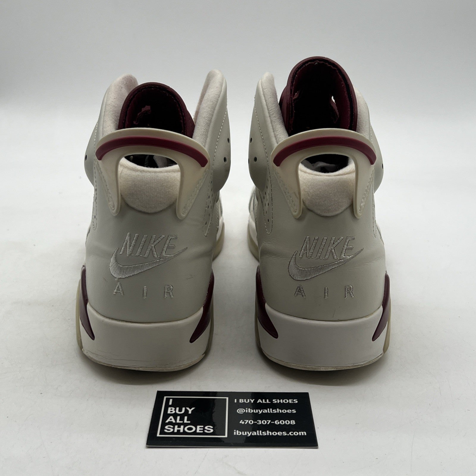 Size 11 - Air Jordan 6 Retro 2015 Maroon (384664-116)