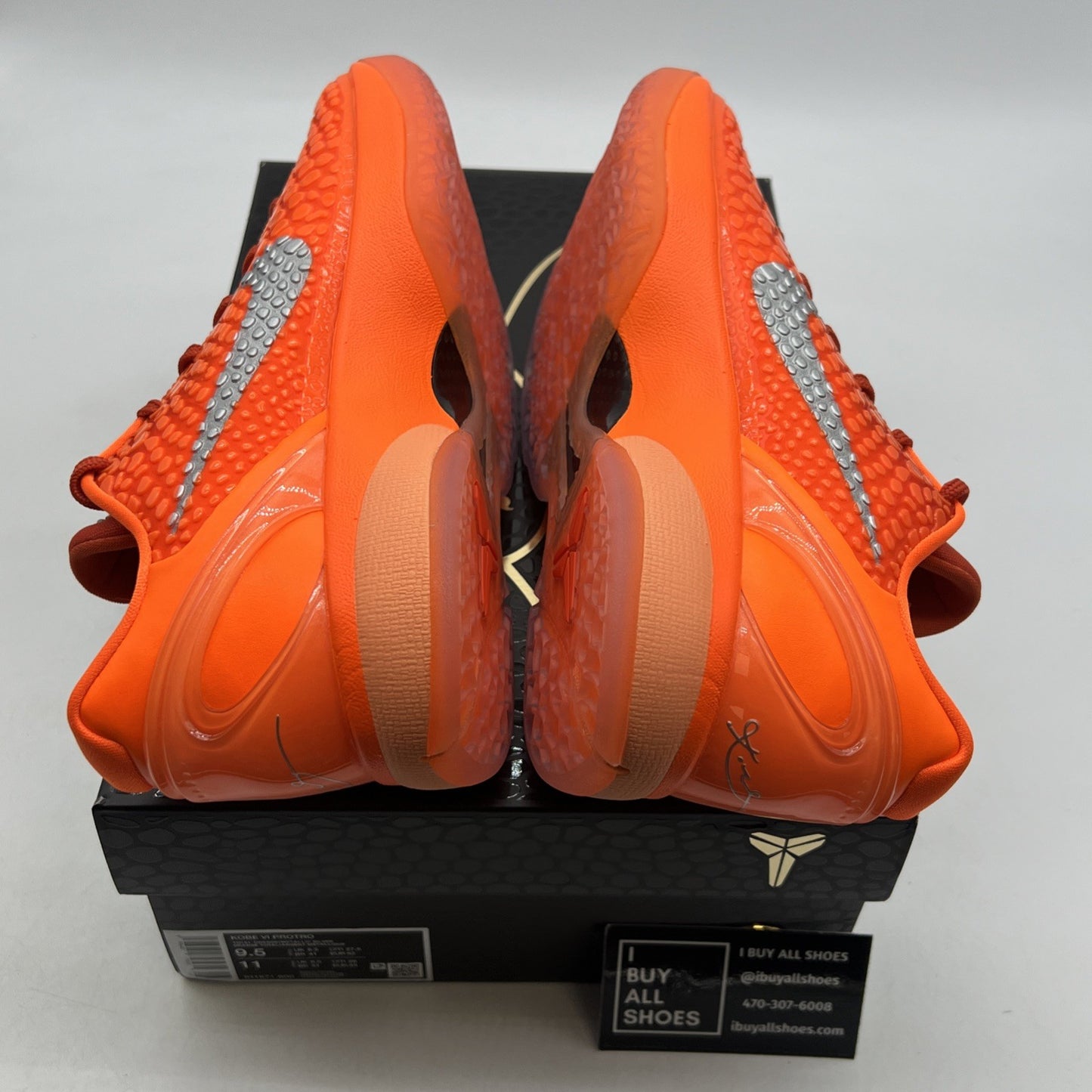 Size 9.5 - Nike Zoom Kobe 6 Protro Total Orange (IH1871-800)