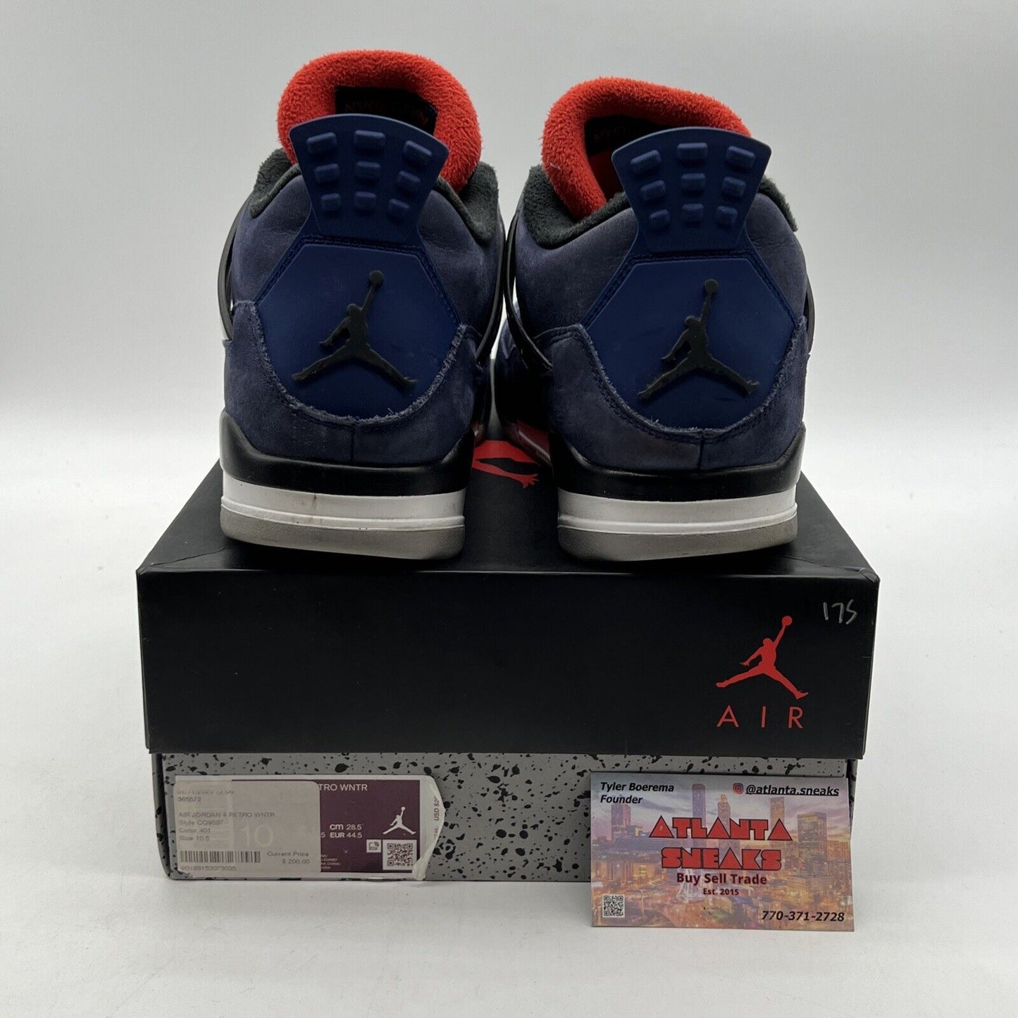 Size 10.5 - Jordan 4 Winter Loyal Blue 2019 (CD9597-401)