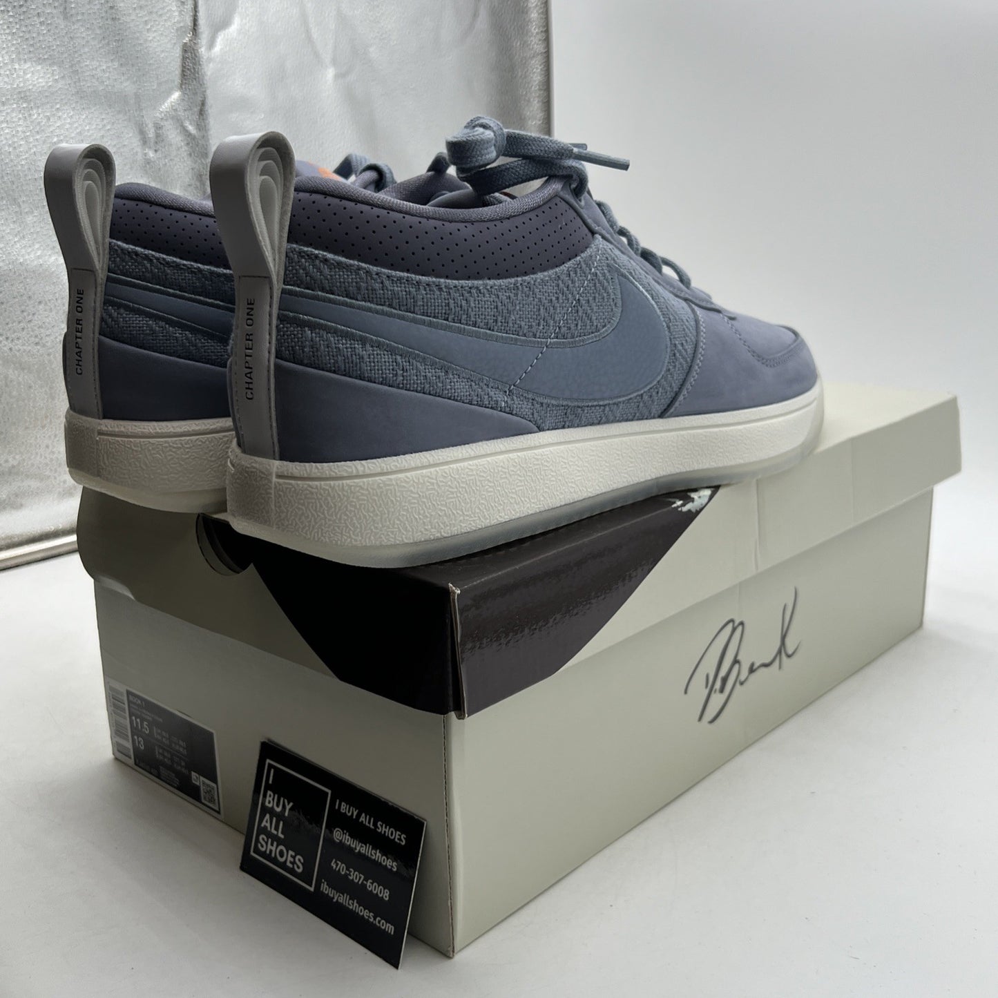 Size 11.5 - Nike Book 1 Mirage V2 Ashen Slate Basketball (FJ4249-400)