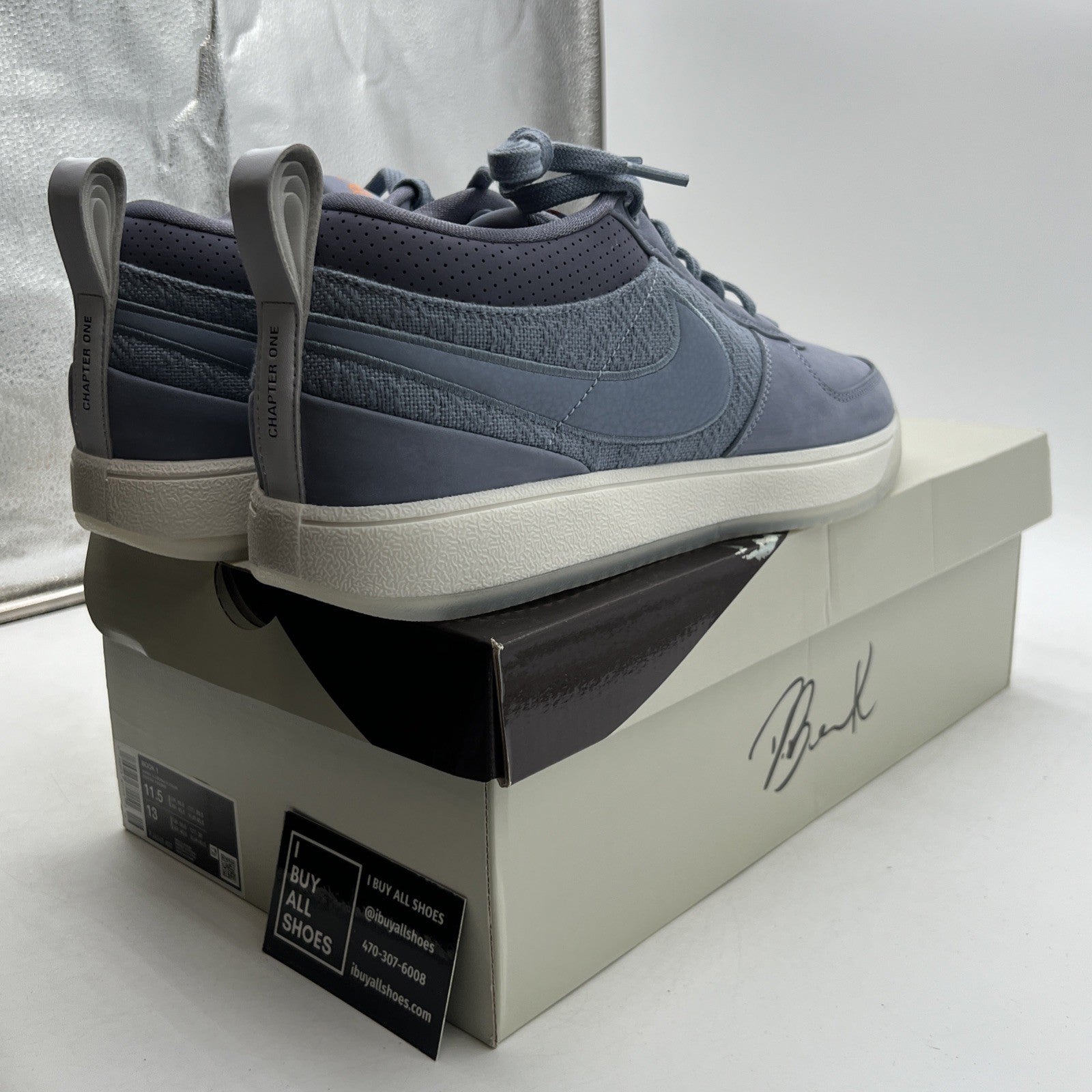 Size 11.5 - Nike Book 1 Mirage V2 Ashen Slate Basketball (FJ4249-400)