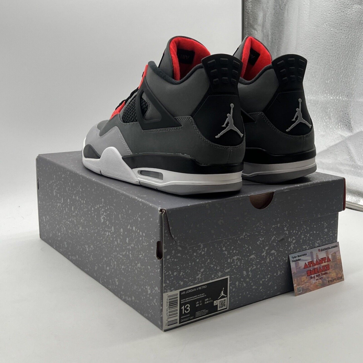 Size 13 - Air Jordan 4 Retro Mid Infrared (DH6927-061)