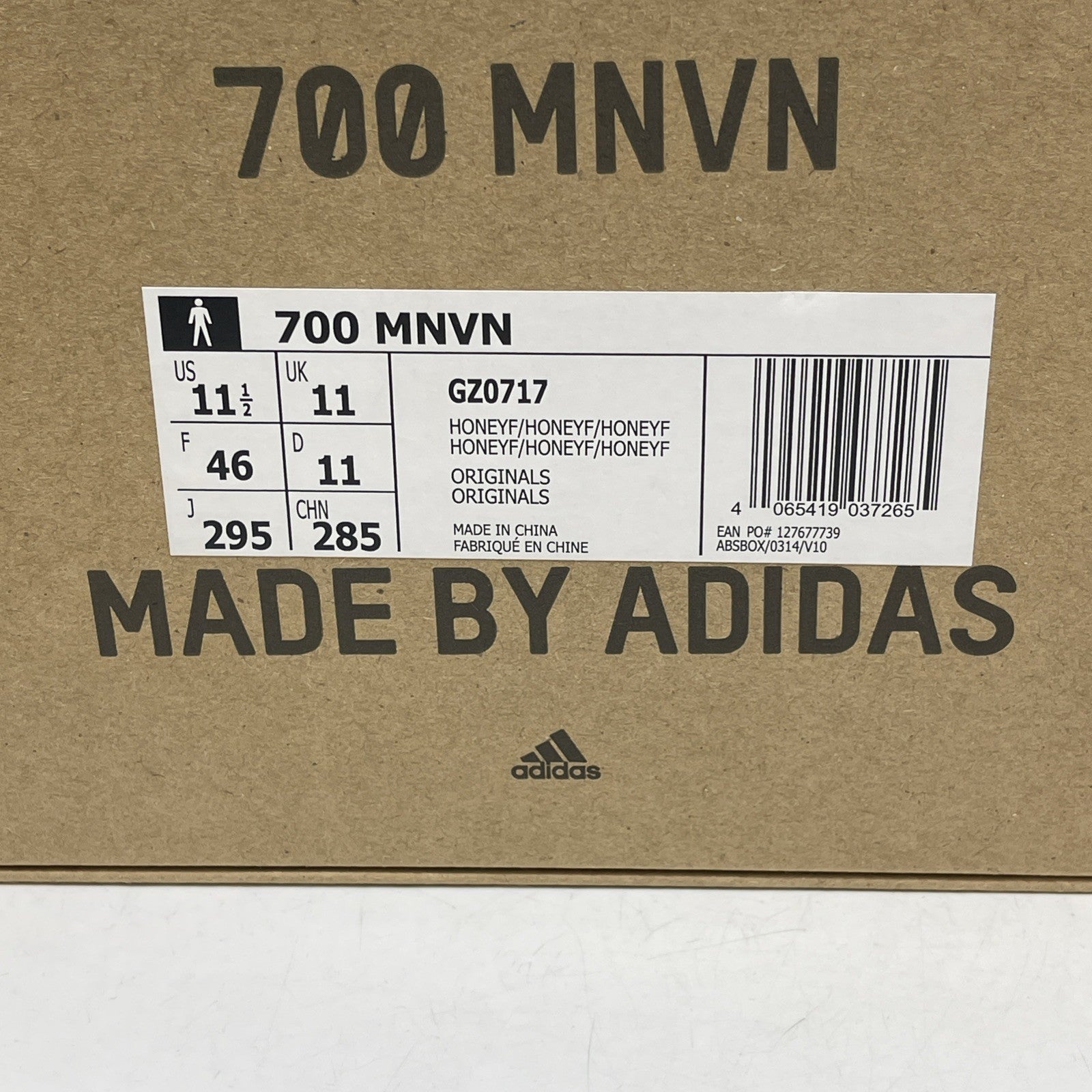 Size 11.5 - adidas Yeezy Boost 700 MNVN Honey Flux Yellow Leather (GZ0717)