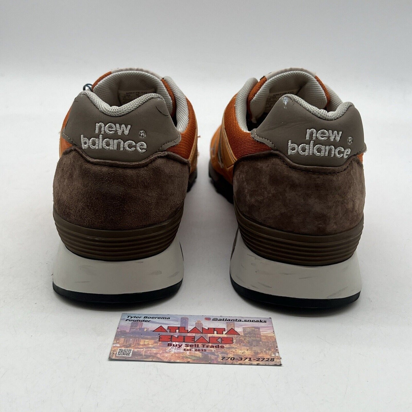 Size 11.5 - NEW BALANCE (M577ET0) 577 ENGLAND ENGLISH TENDER ORANGE BROWN WHITE