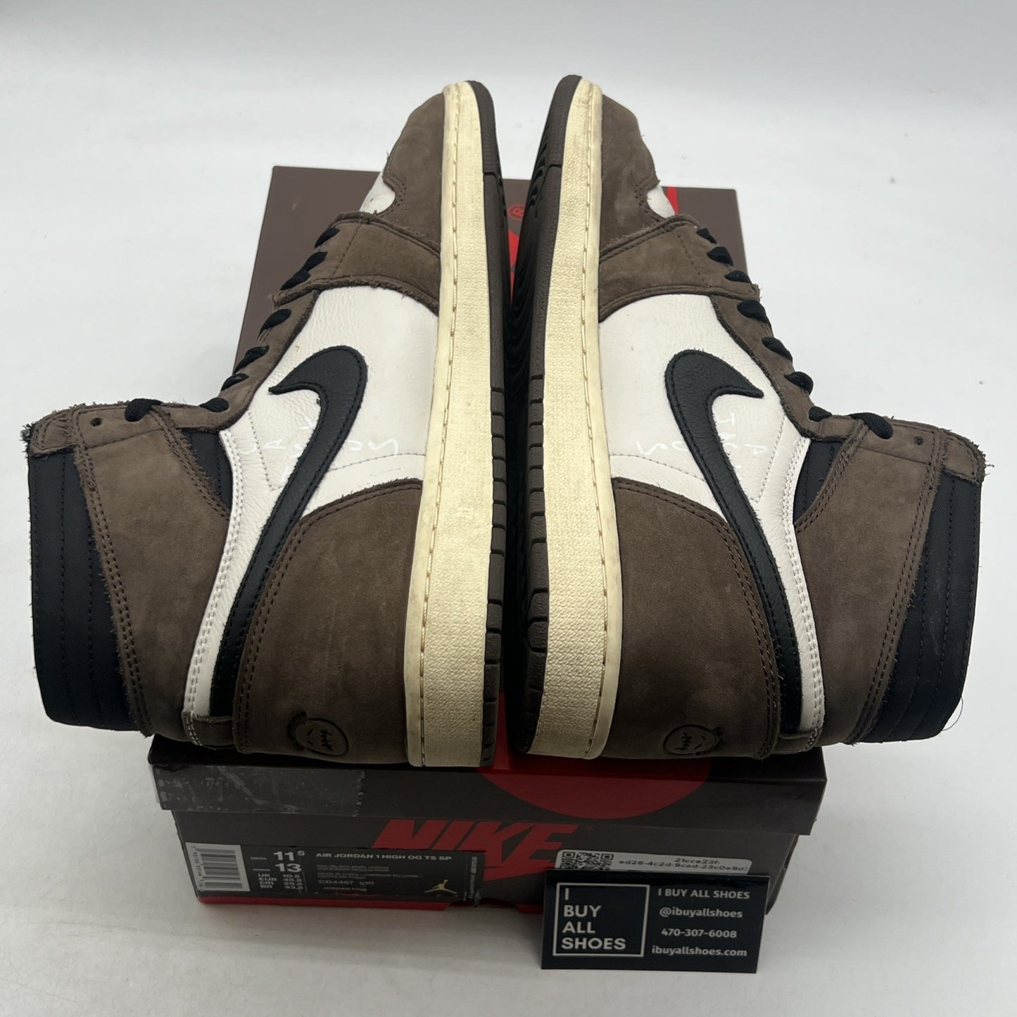 Size 11.5 - Air Jordan 1 Retro OG x Travis Scott High Mocha (CD4487-100)