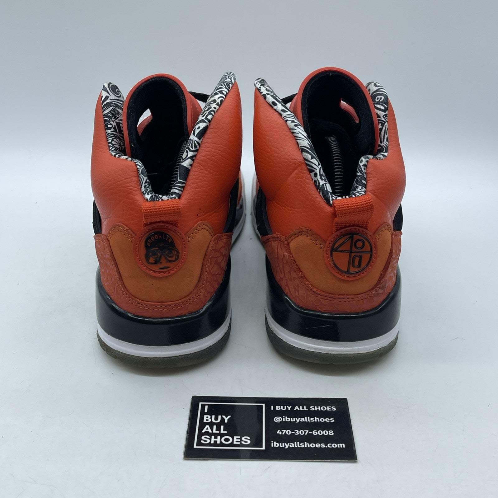 Size 9 - Jordan Spizike New York Knicks Red Black Suede Leather (315371-805)