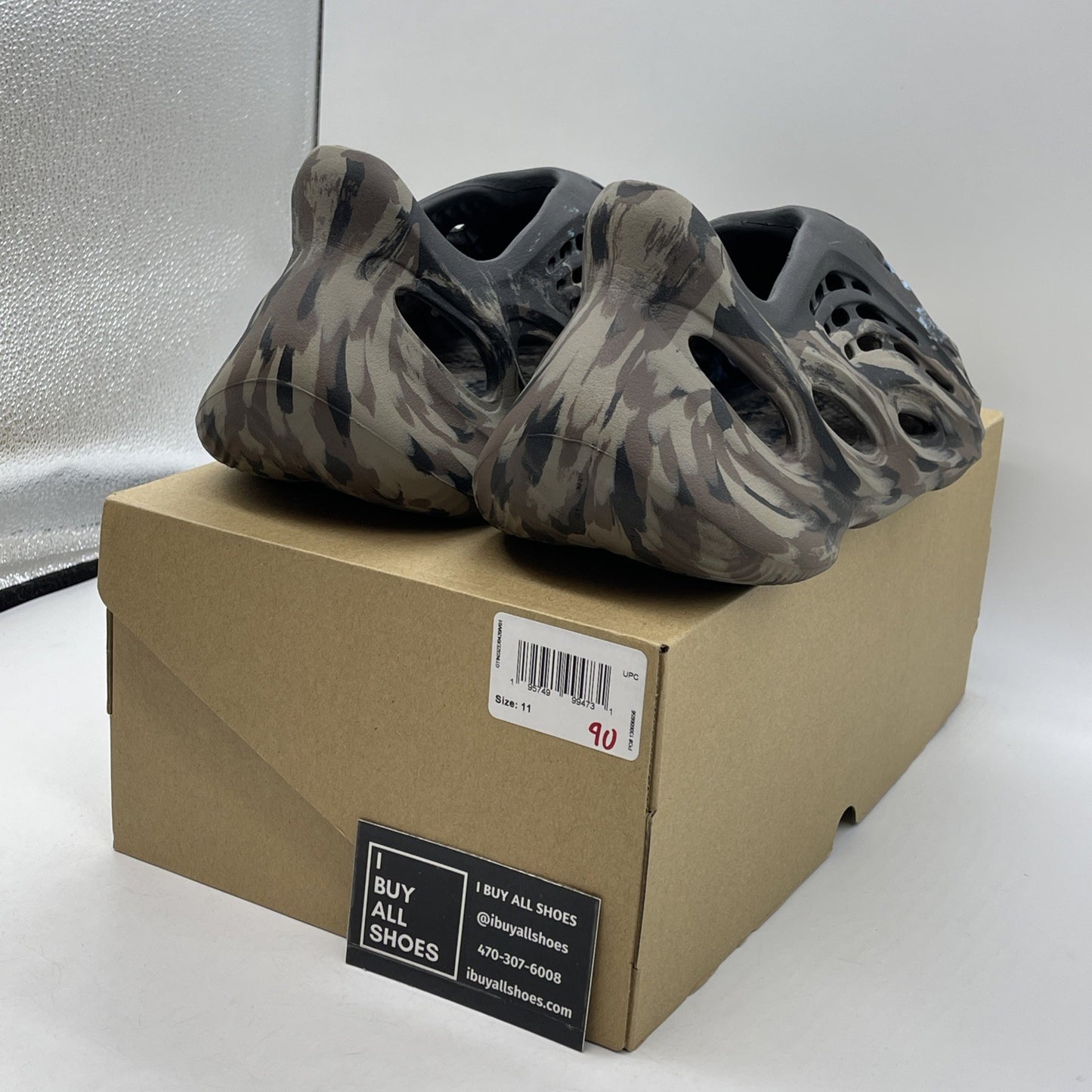 Size 11 - Foam Runner Mx Cinder Black Brown Blue Rubber (ID4126)