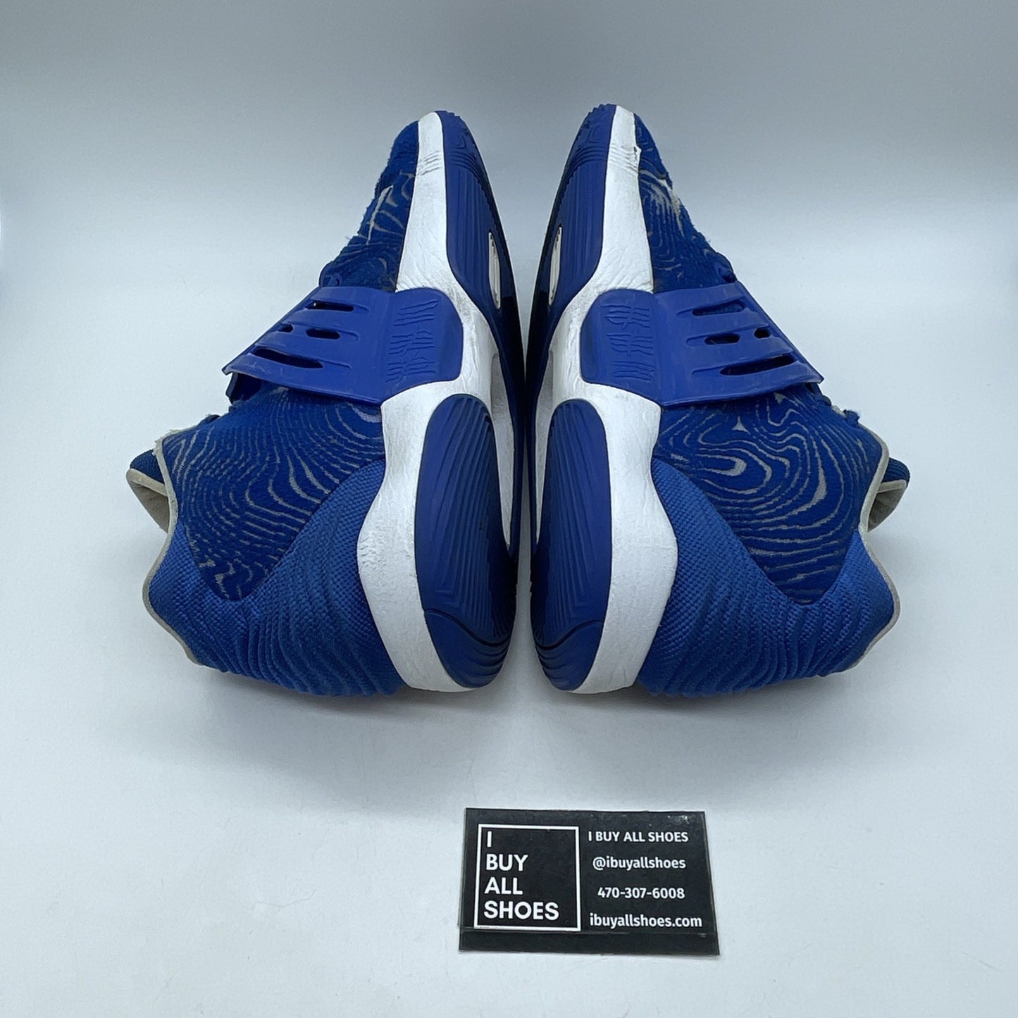 Size 11.5 - Nike KD 14 TB Game Royal Blue White Suede Leather (DA7850-400)