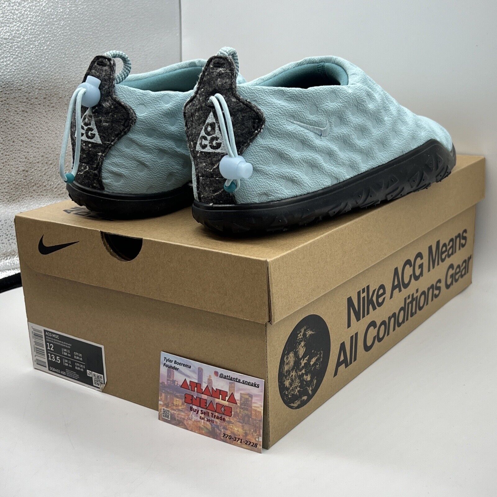 Nike ACG Moc Ocean Bliss DQ6453-400 Size 12 Men Brand New Og All