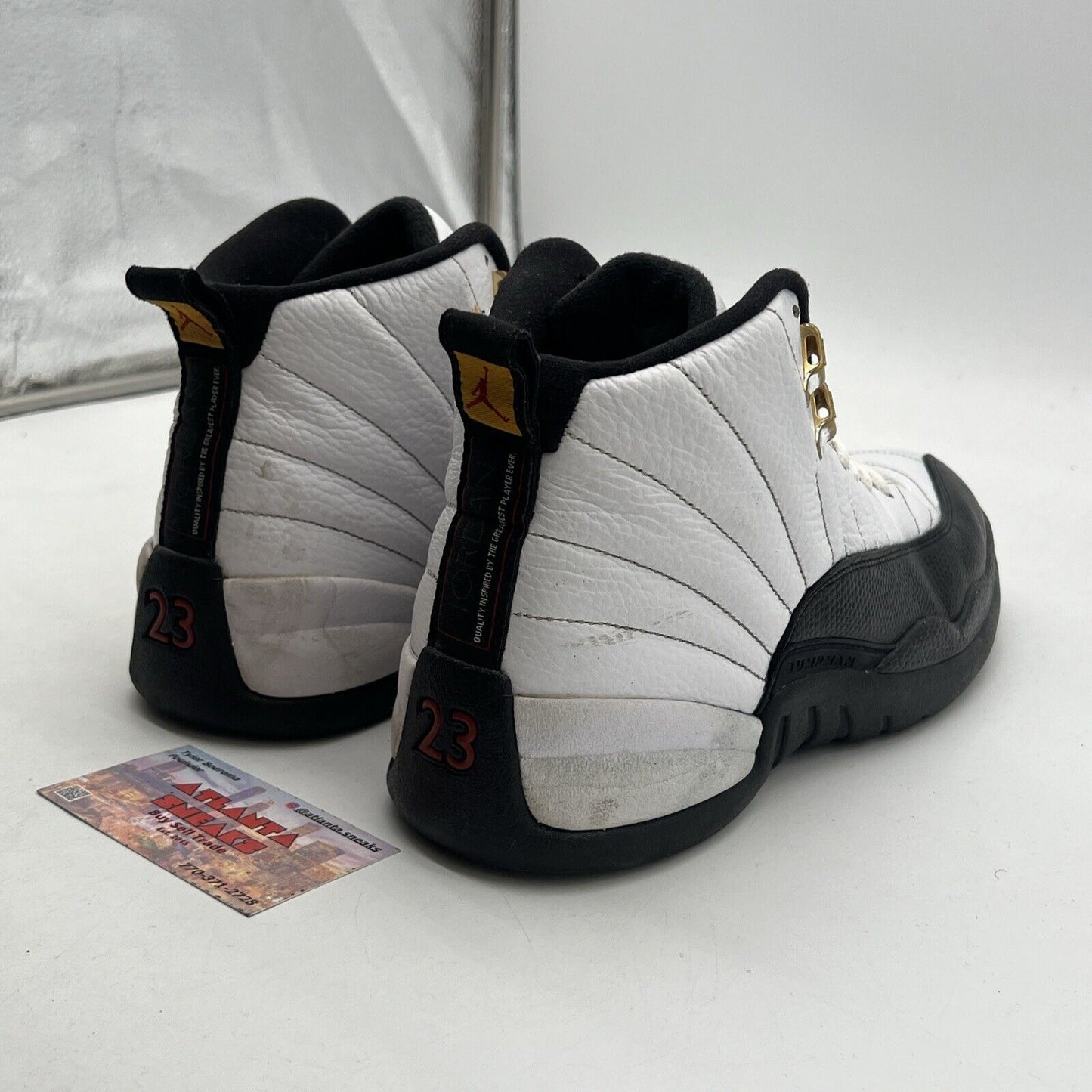 Size 9.5 - Air Jordan 12 Retro taxi release 2013 (130690-125)