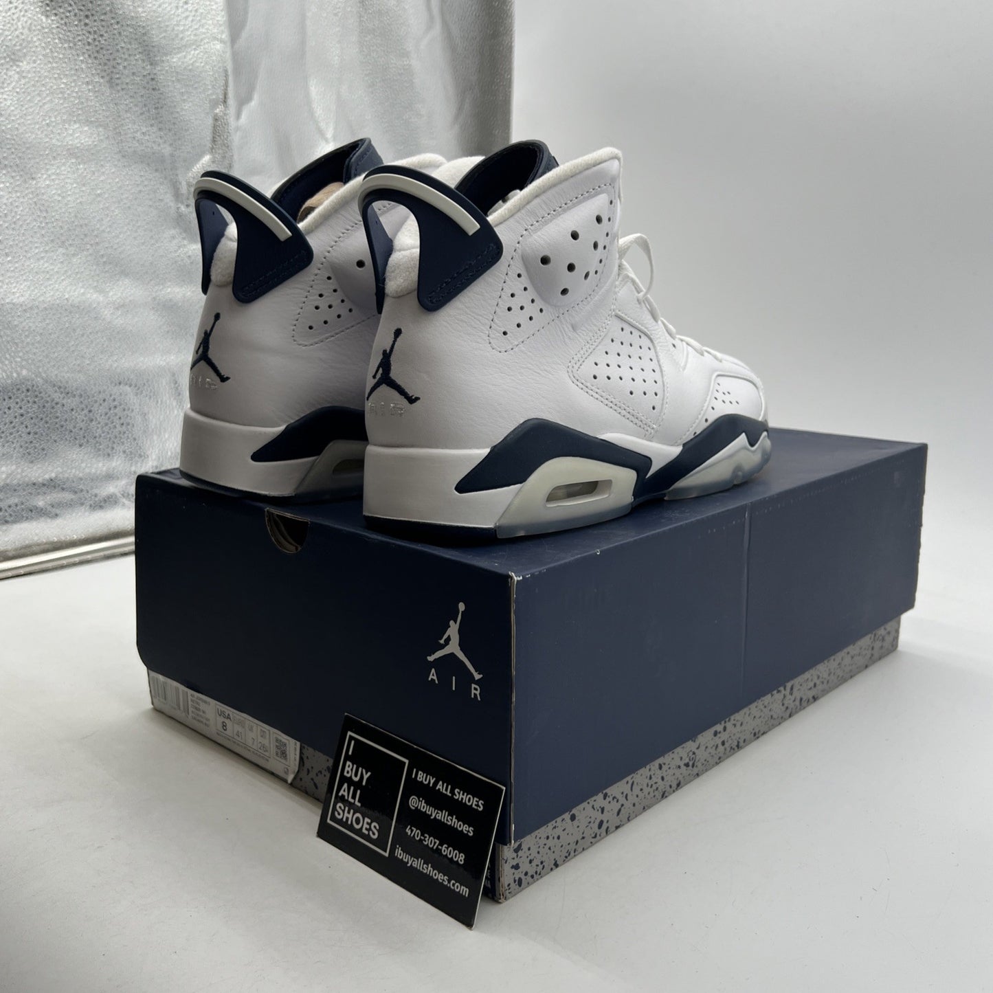 Size 8 - Air Jordan 6 Retro Midnight Navy (CT8529-141)
