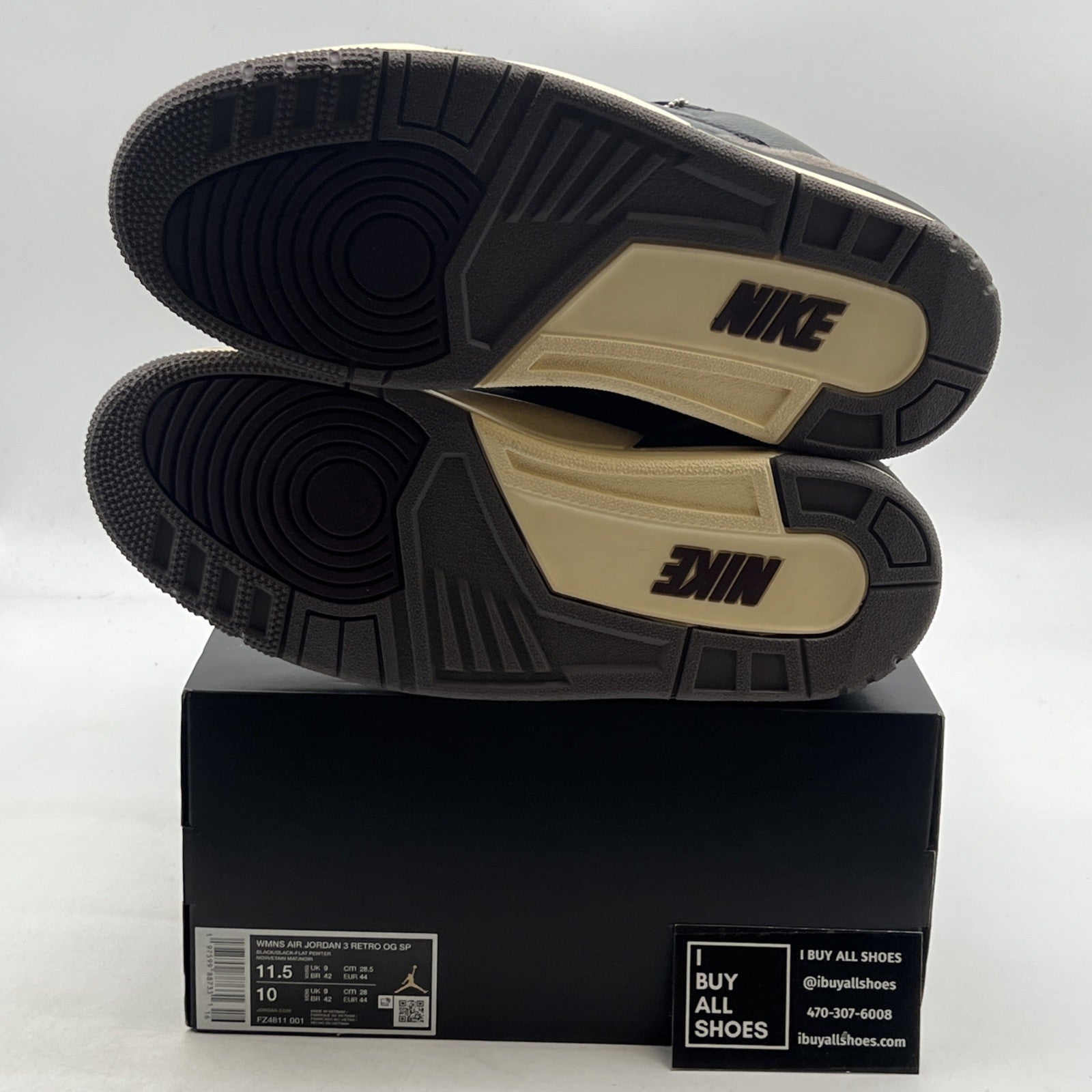 Size 11.5 - A Ma Maniére x Air Jordan 3 Retro While You Were Sleeping W