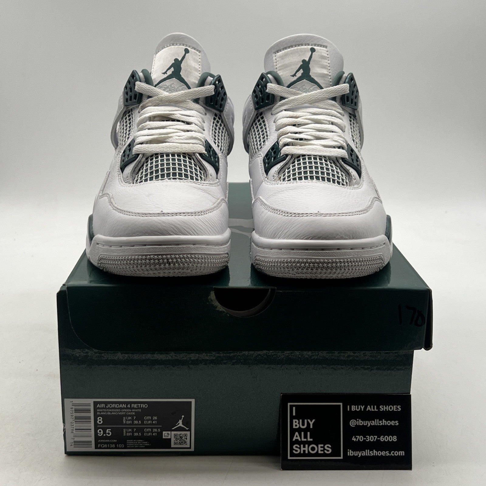 Size 8 - Air Jordan 4 Retro Oxidized Green (FQ8138-103)