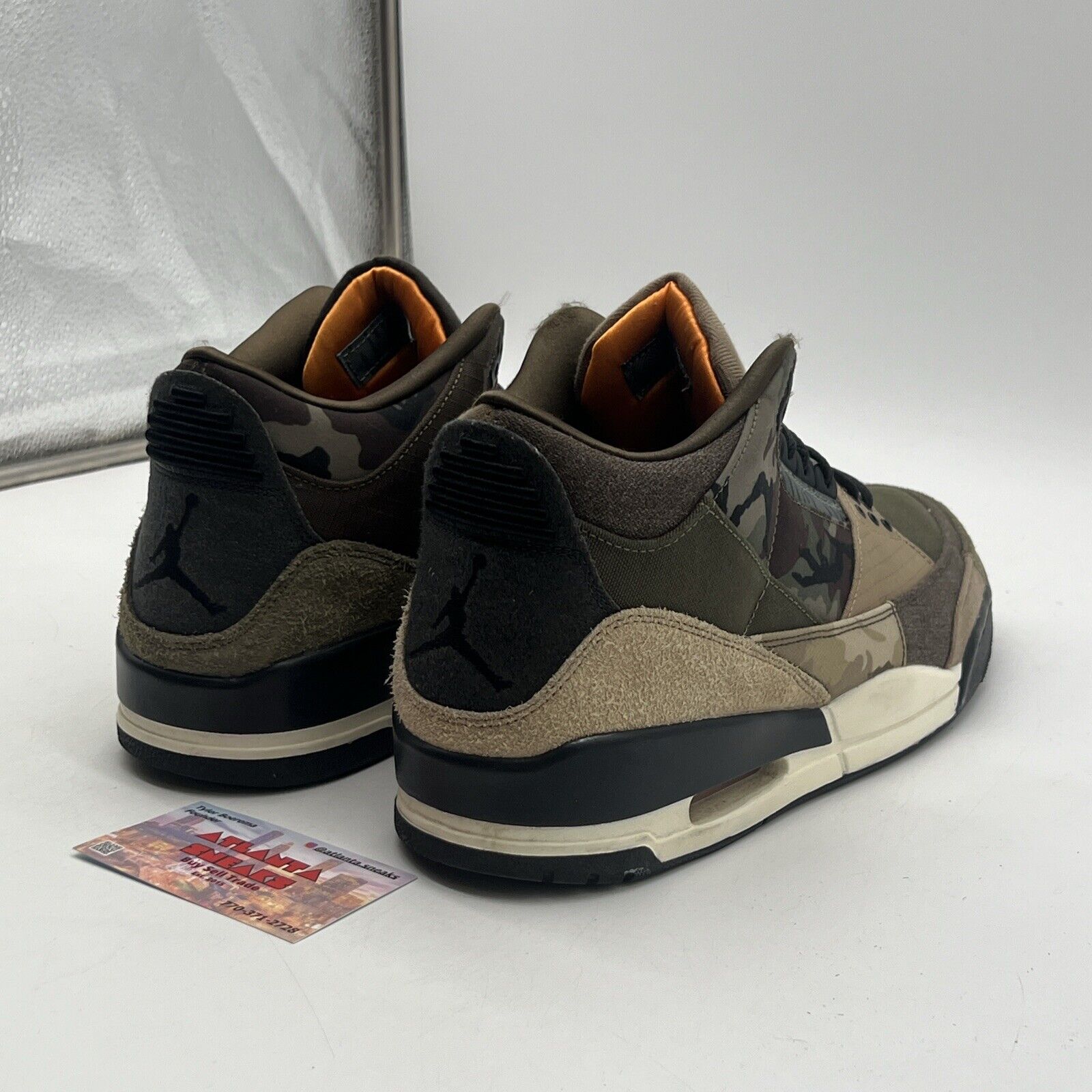 Size 12 - Jordan 3 Retro Patchwork 2021 Brown Olive Suede (DO1830-200)