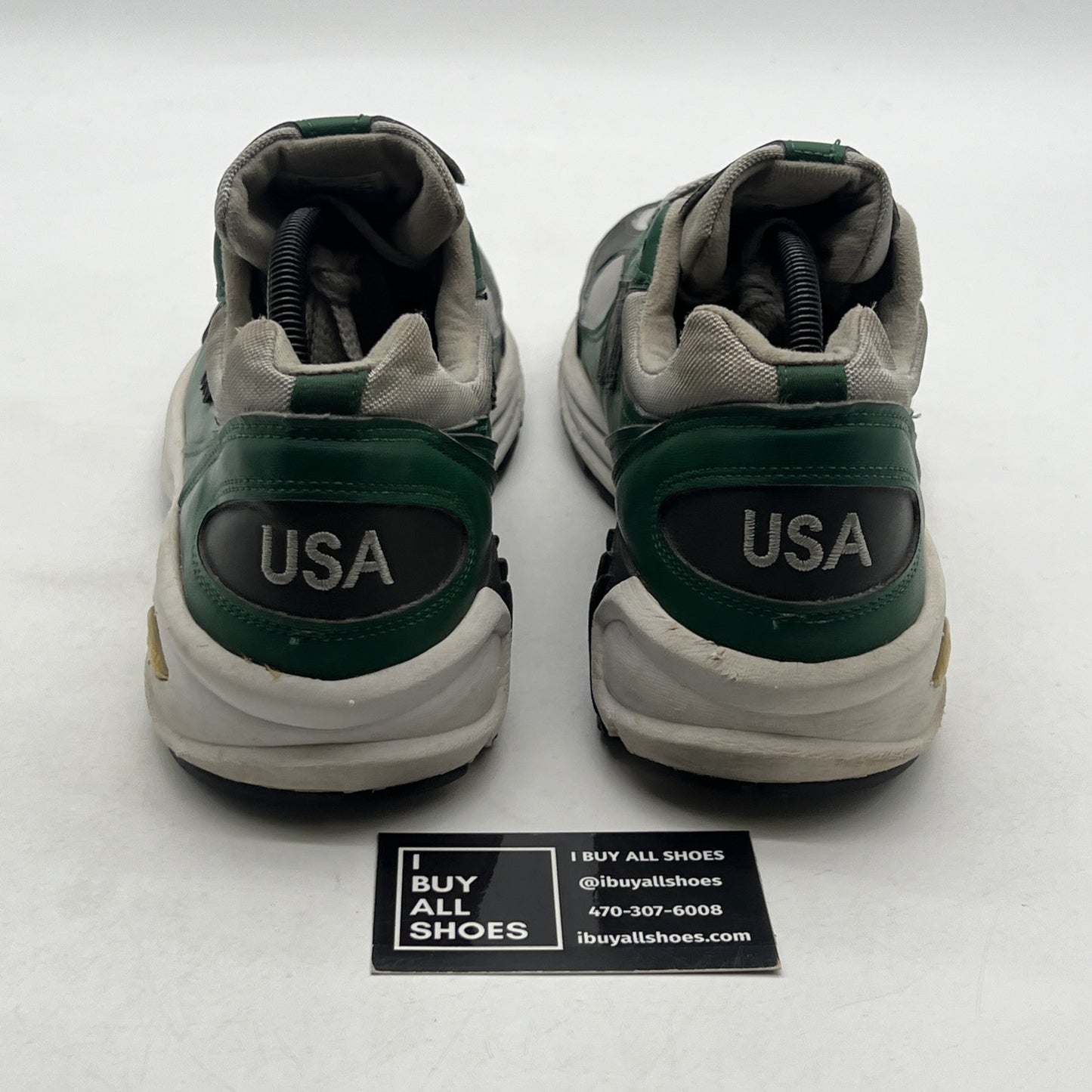 Size 11 - New Balance 2002R Vintage Leather Pack Green (M498GC)