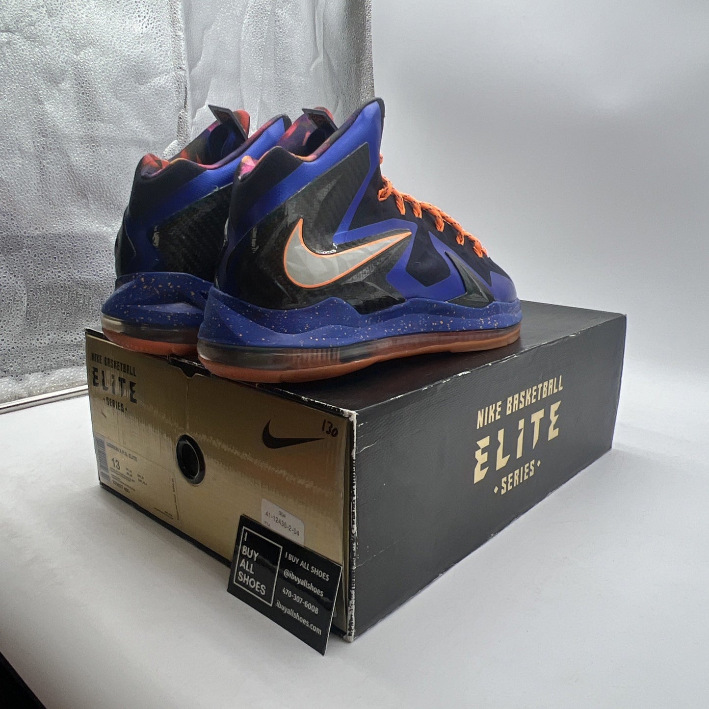 Size 13 - Nike LeBron 10 P.S Elite Superhero (579827-400)