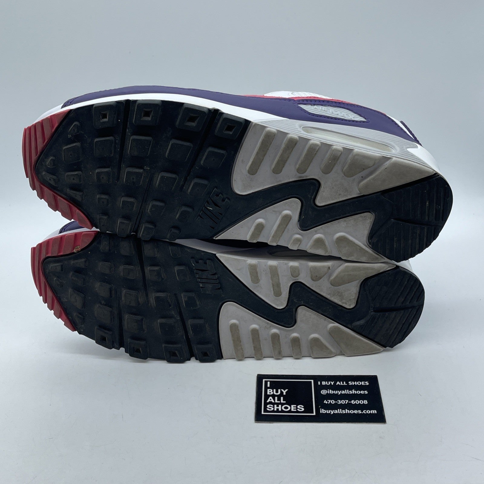 Size 12 - Nike Air Max 90 Retro 2020 Eggplant White Suede Leather (AJ1700-600)