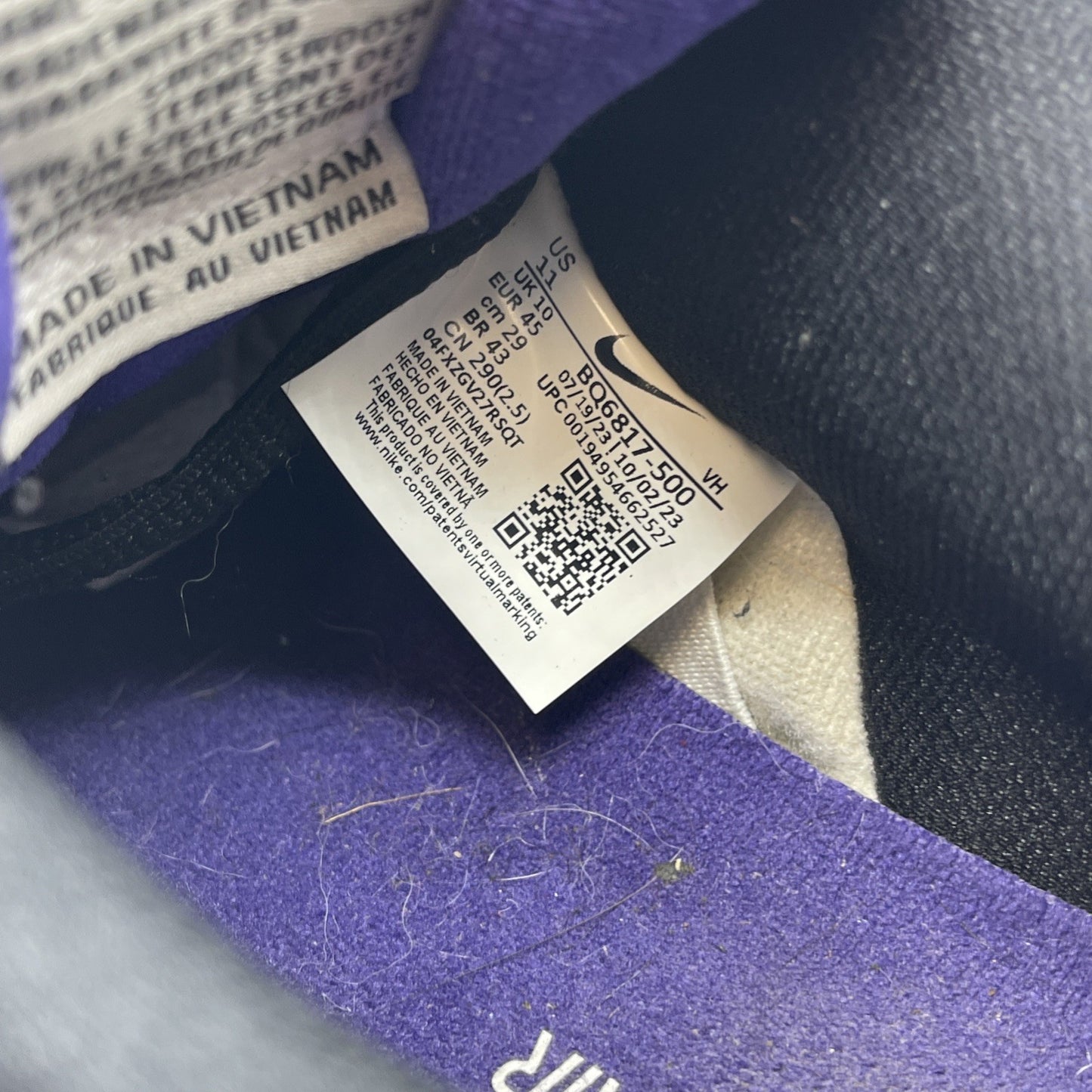 Size 11 - Nike Dunk SB Low Court Purple (BQ6817-500)
