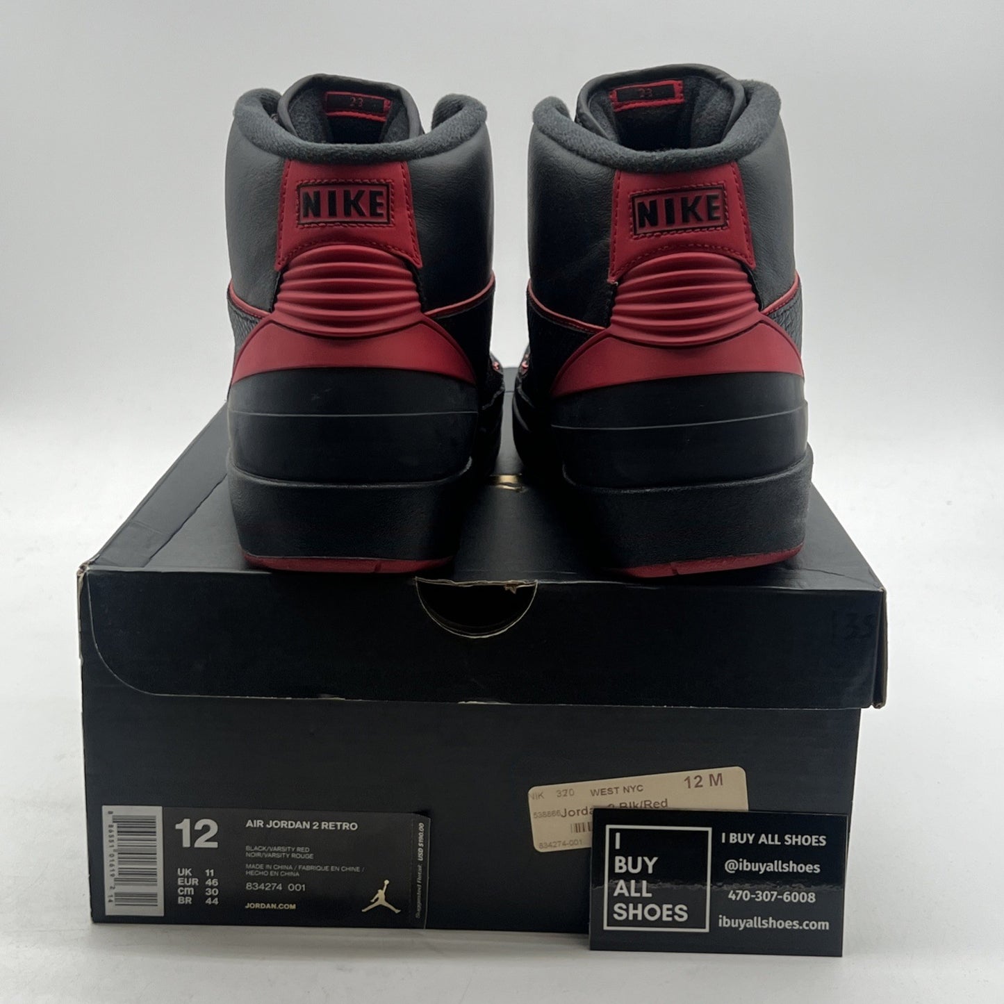 Size 12 - Air Jordan 2 Retro Alternate 87 (834274-001)