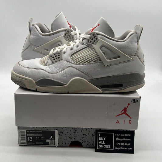 Size 13 - Air Jordan 4 Retro Mid White Oreo (CT8527-100)