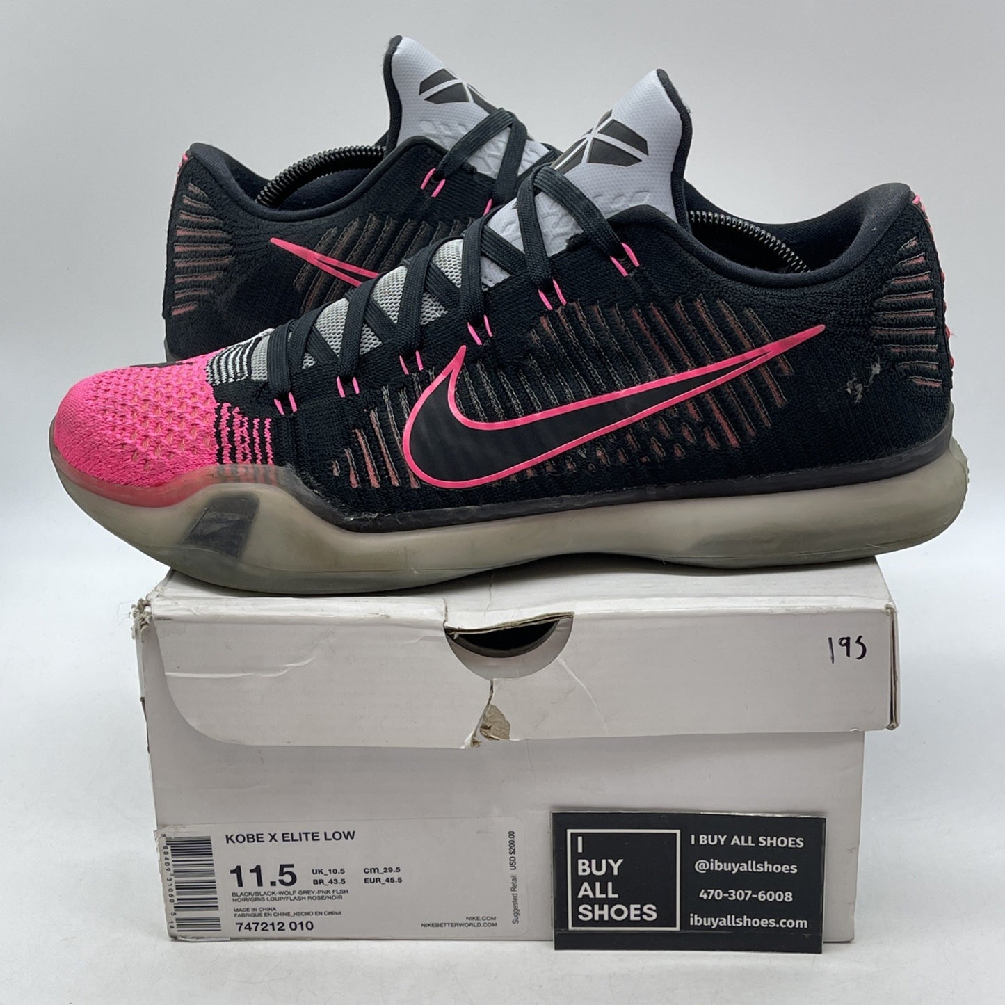 Size 11.5 - Nike Kobe 10 Elite Mambacurial (747212-010)