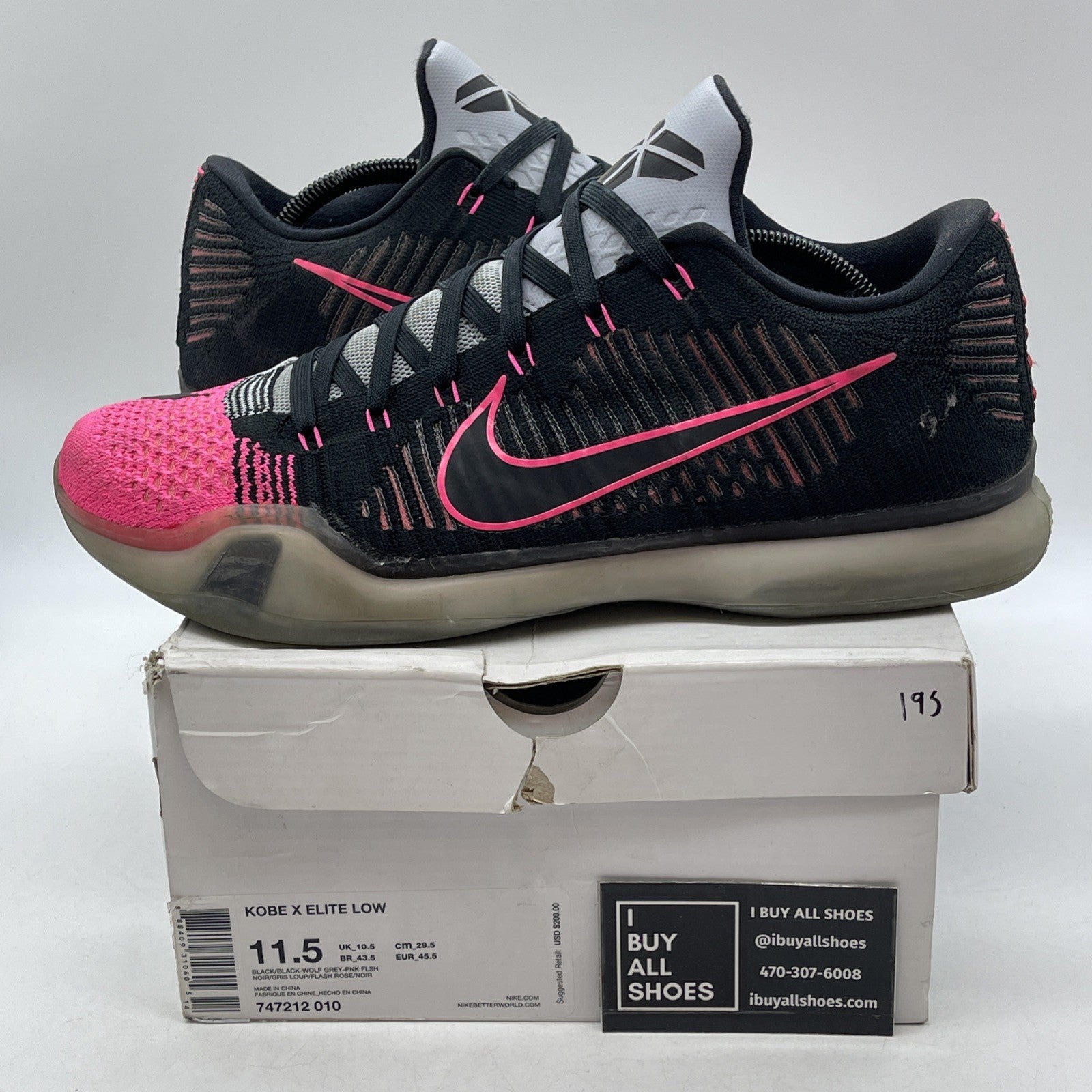 Size 11.5 - Nike Kobe 10 Elite Mambacurial (747212-010)