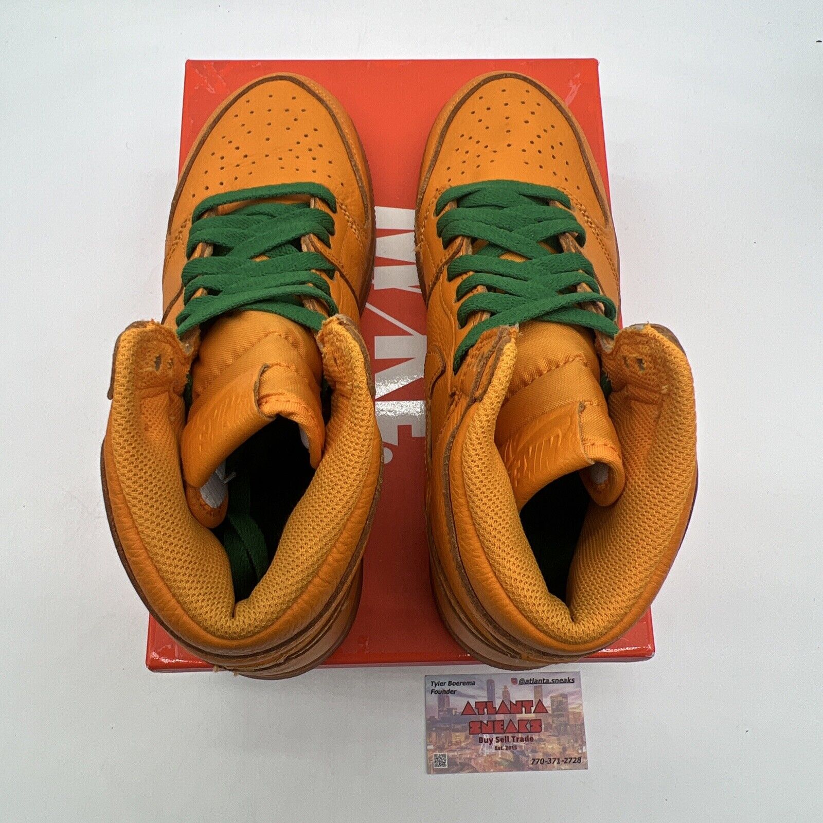 Size 7 (GS) - Jordan 1 Retro OG G8RD High Orange Peel (AJ6000-880)