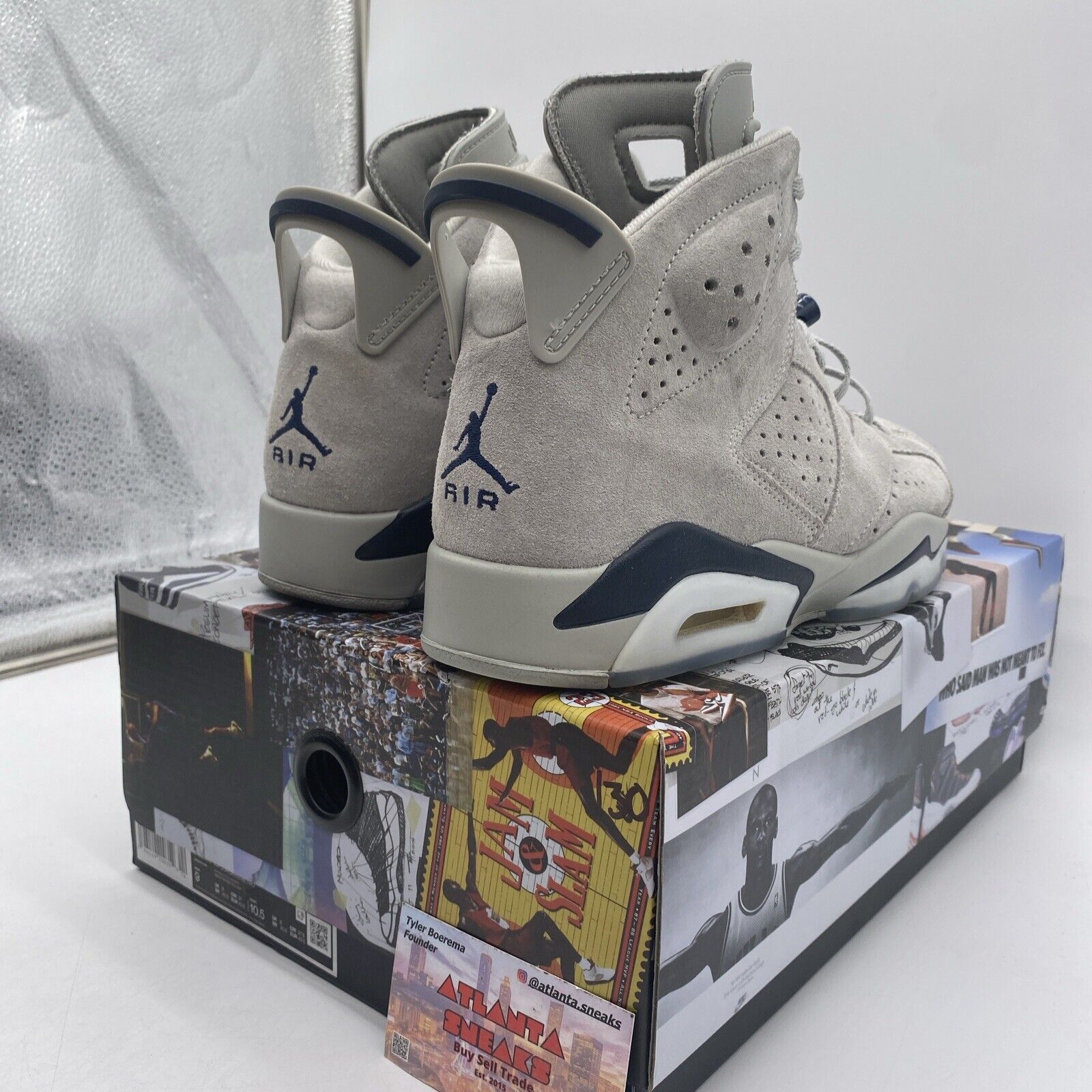 Air Jordan 6 Retro "GEORGETOWN" 2022 - Size 9 - ct8529 012 (5922-11)