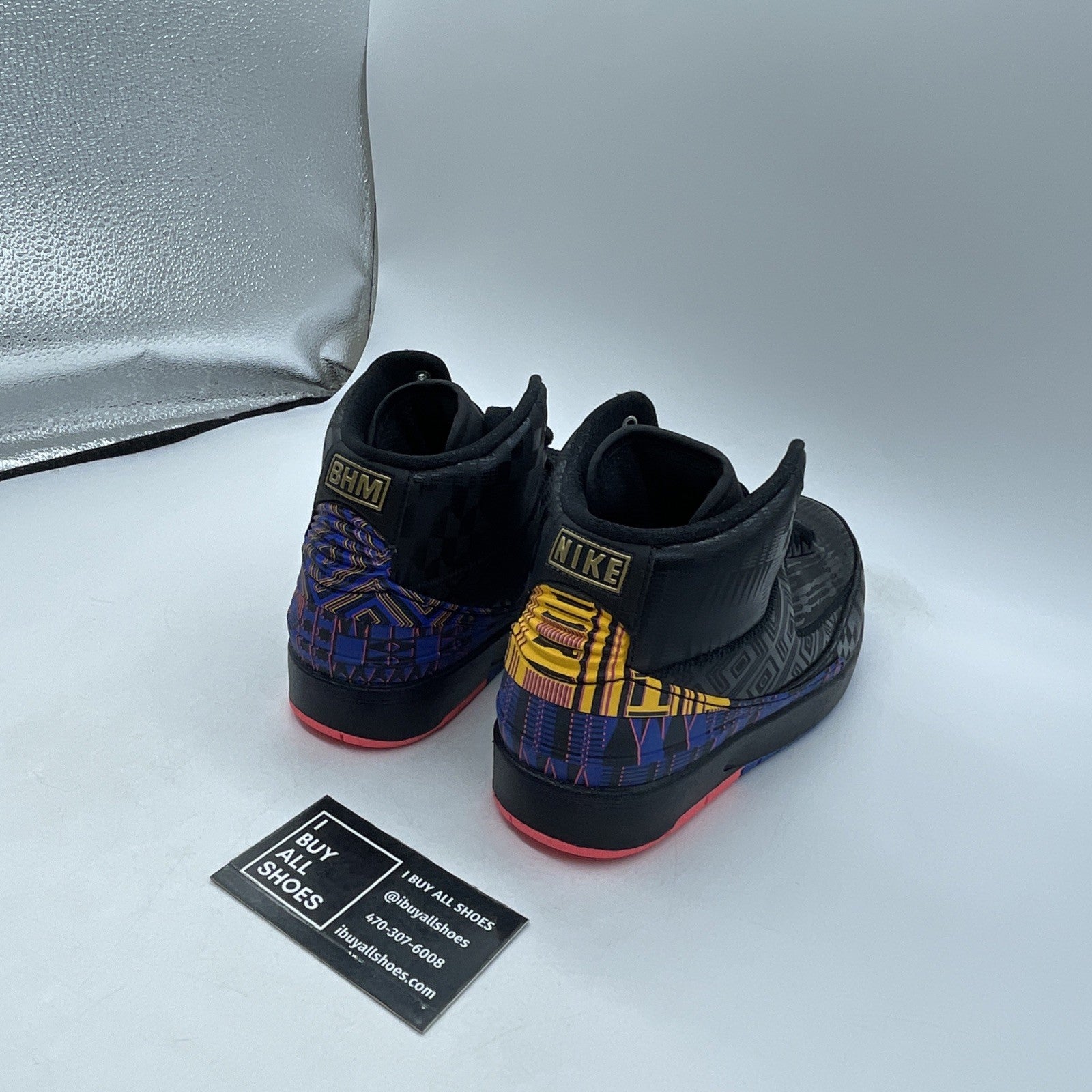 Size 6.5Y - NIKE KIDS AIR JORDAN 2 RETRO BHM (CI2972-007)