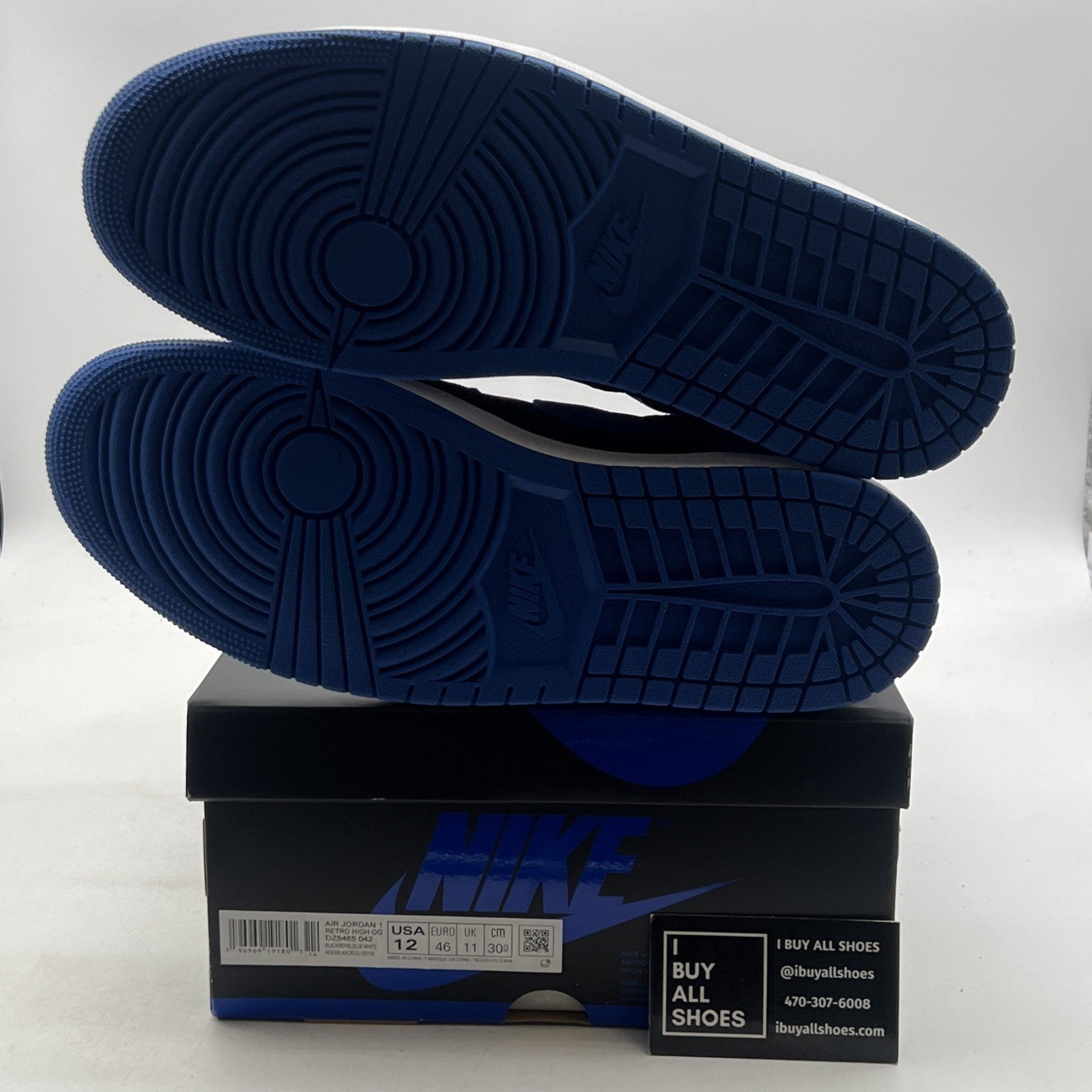 Size 12 - Air Jordan 1 Retro OG High Royal Reimagined (DZ5485-042)