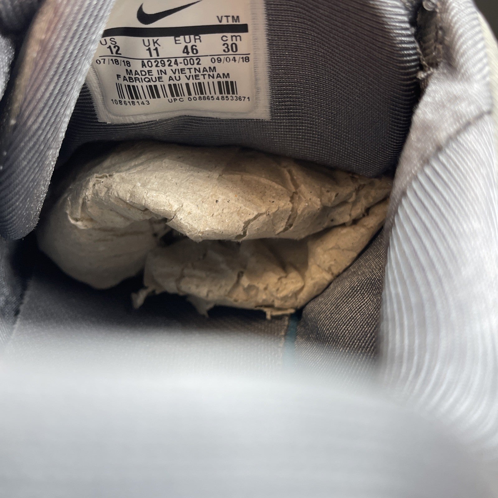 Size 12 - Nike Air Max 720 Cool Grey (AO2924-002)