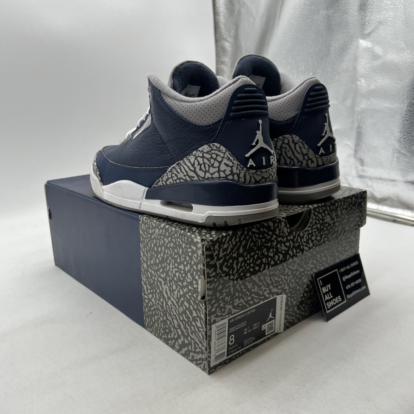 Size 8 - Air Jordan 3 Retro Blue (CT8532-401)