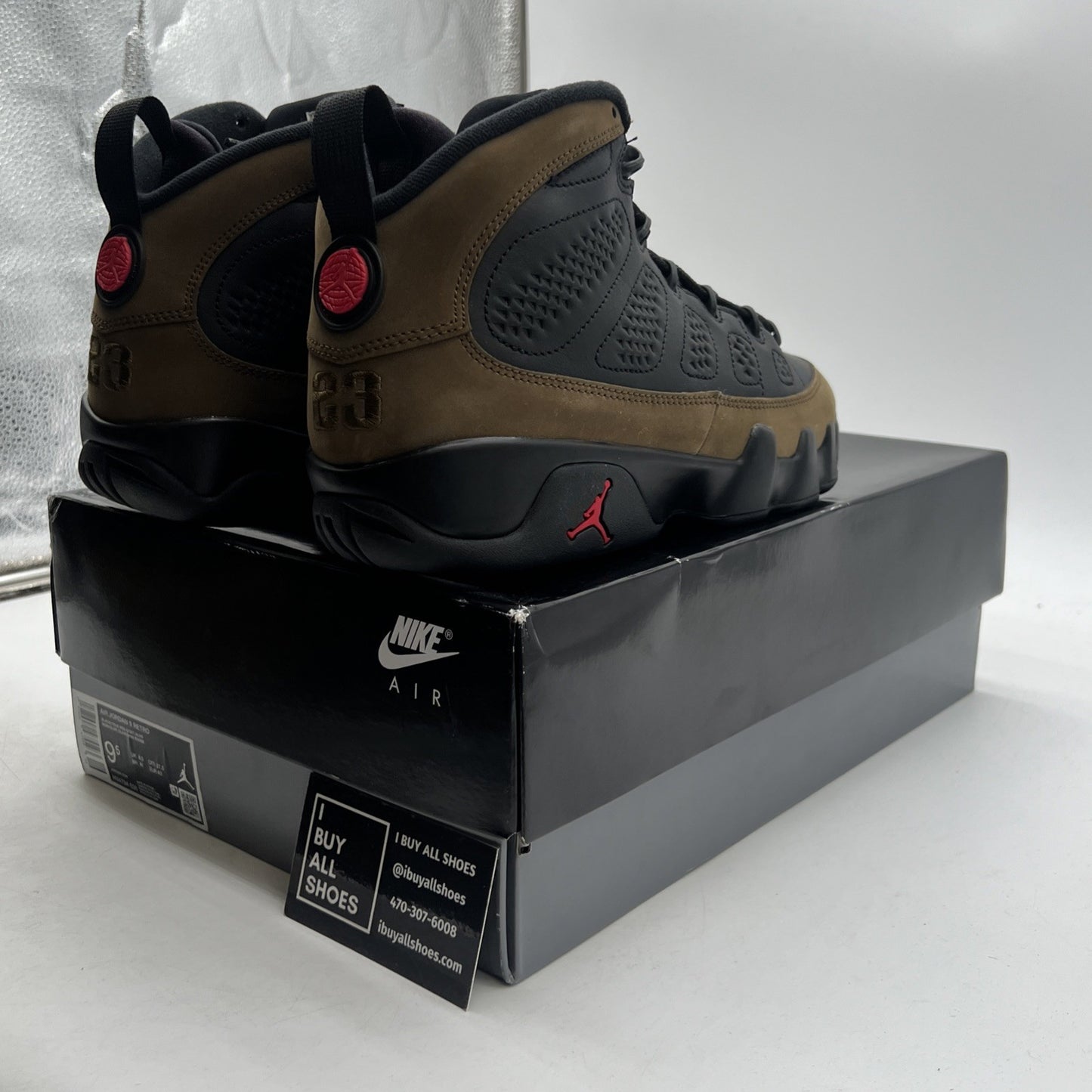 Size 9.5 - Air Jordan 9 Retro 2024 Olive (HV4794-030)