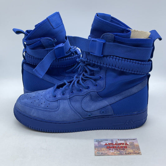 Size 13 - Nike SF Air Force 1 Game Royal Blue Suede (864024-401)