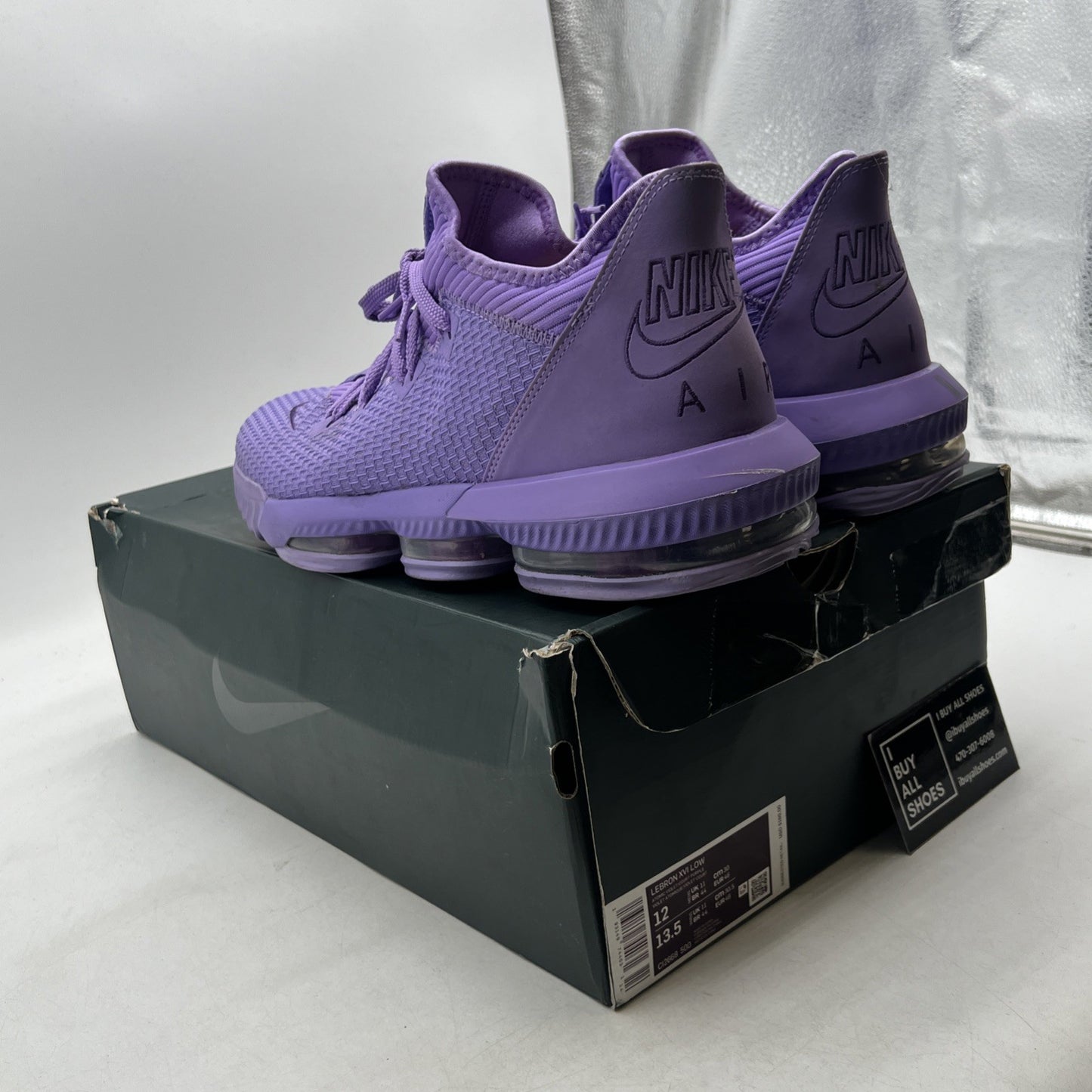 Size 12 - Nike LeBron 16 Low Atomic Purple (CL2668-500)