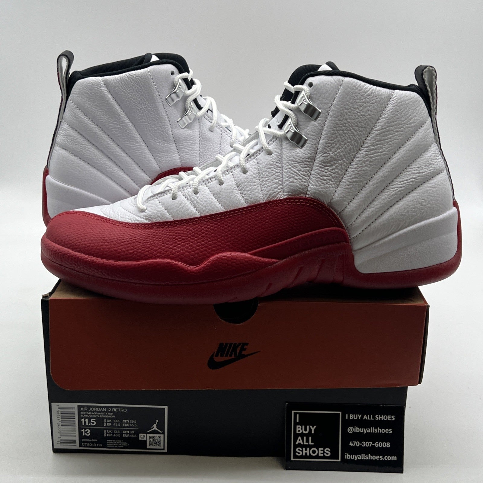 Size 11.5 - Air Jordan 12 Retro 2023 Mid Cherry (CT8013-116)