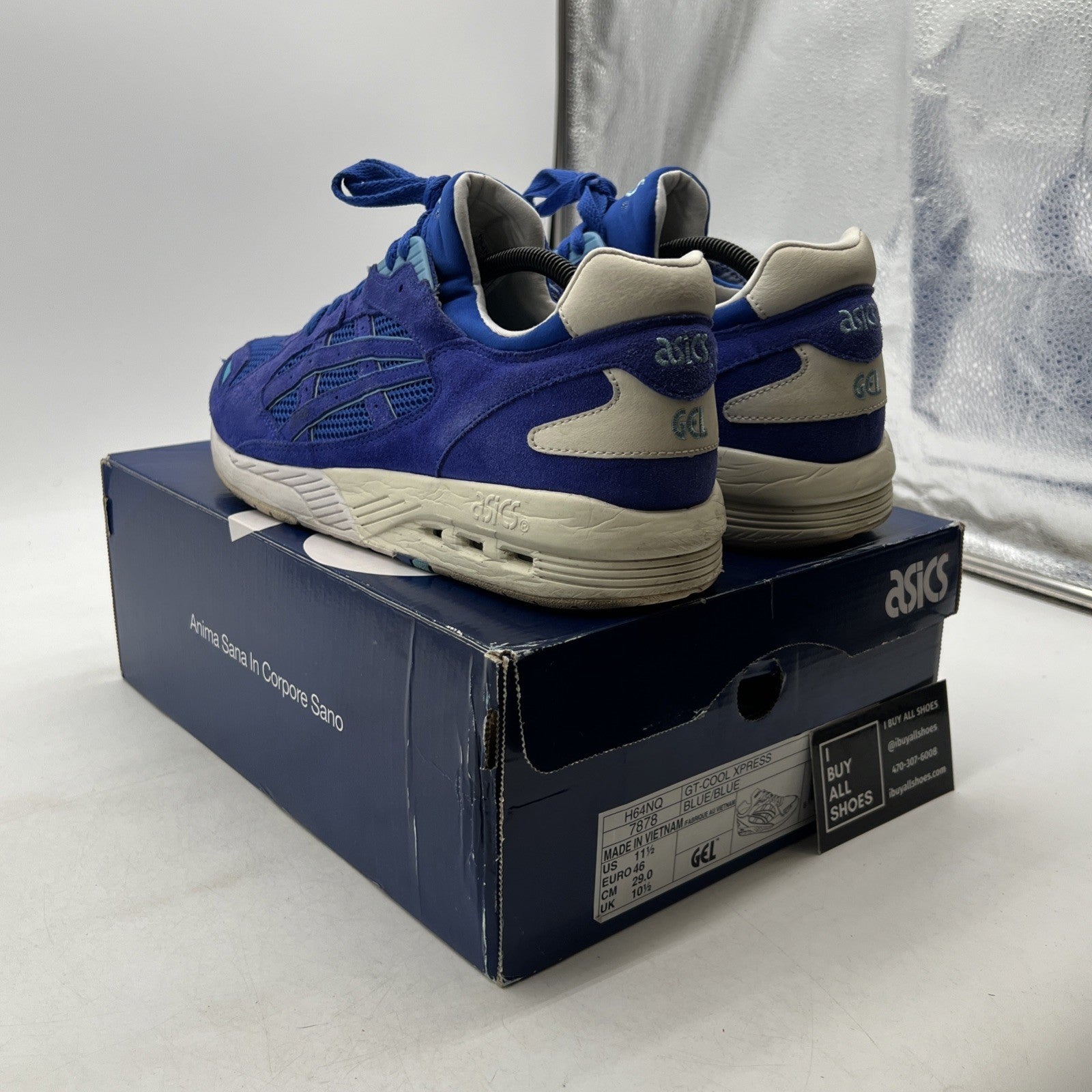 Size 11.5 - ASICS GT Cool Xpress Aquarius Blue (H64NQ7878)