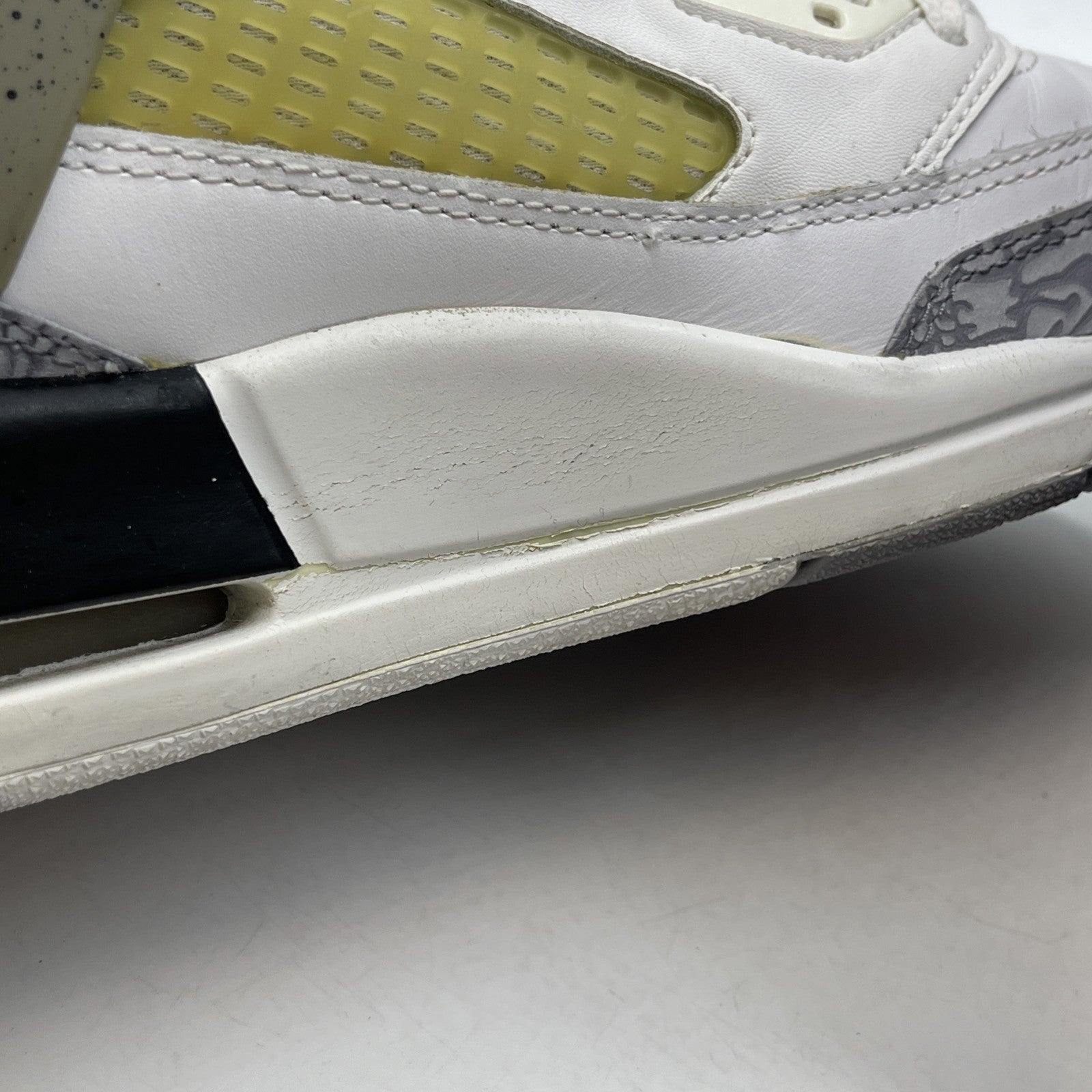 Size 10.5 - Jordan Spizike Cement Grey White Grey Suede Leather (315371-101)