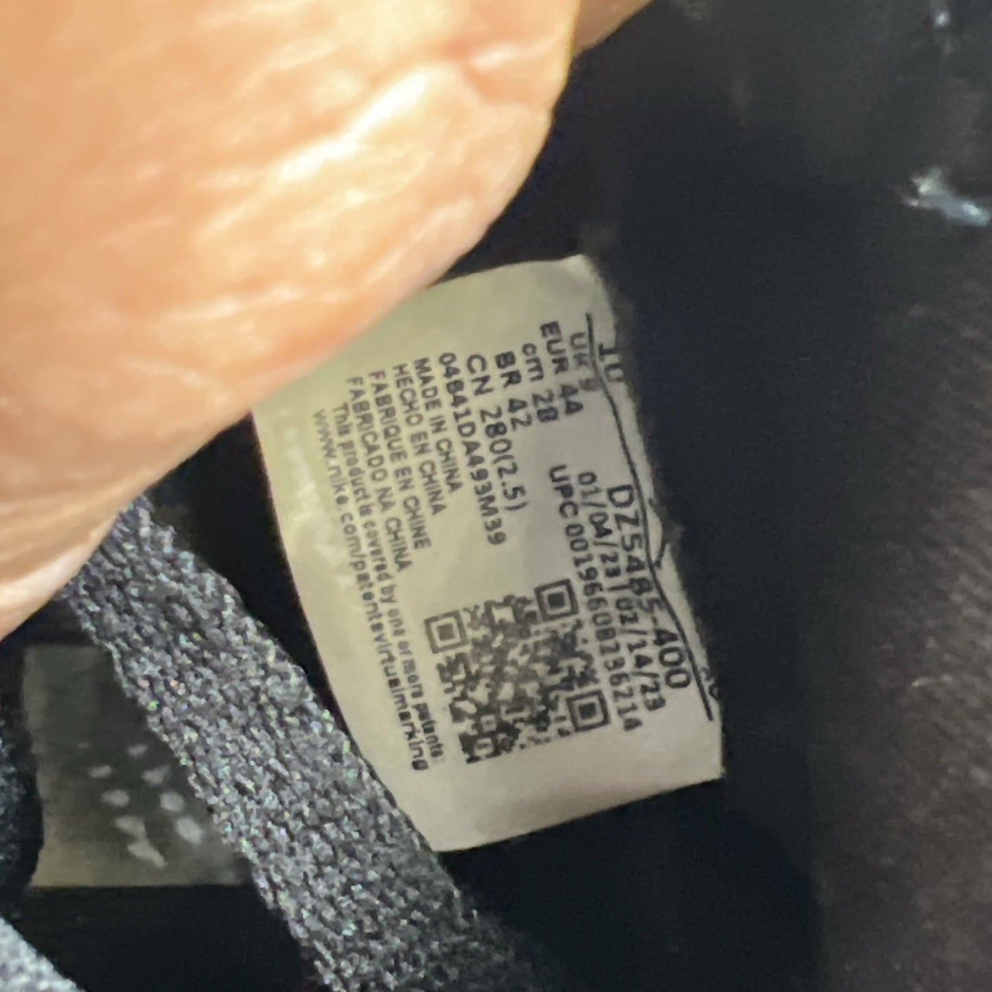 Size 10 - Air Jordan 1 Retro OG High UNC Toe (DZ5485-400)