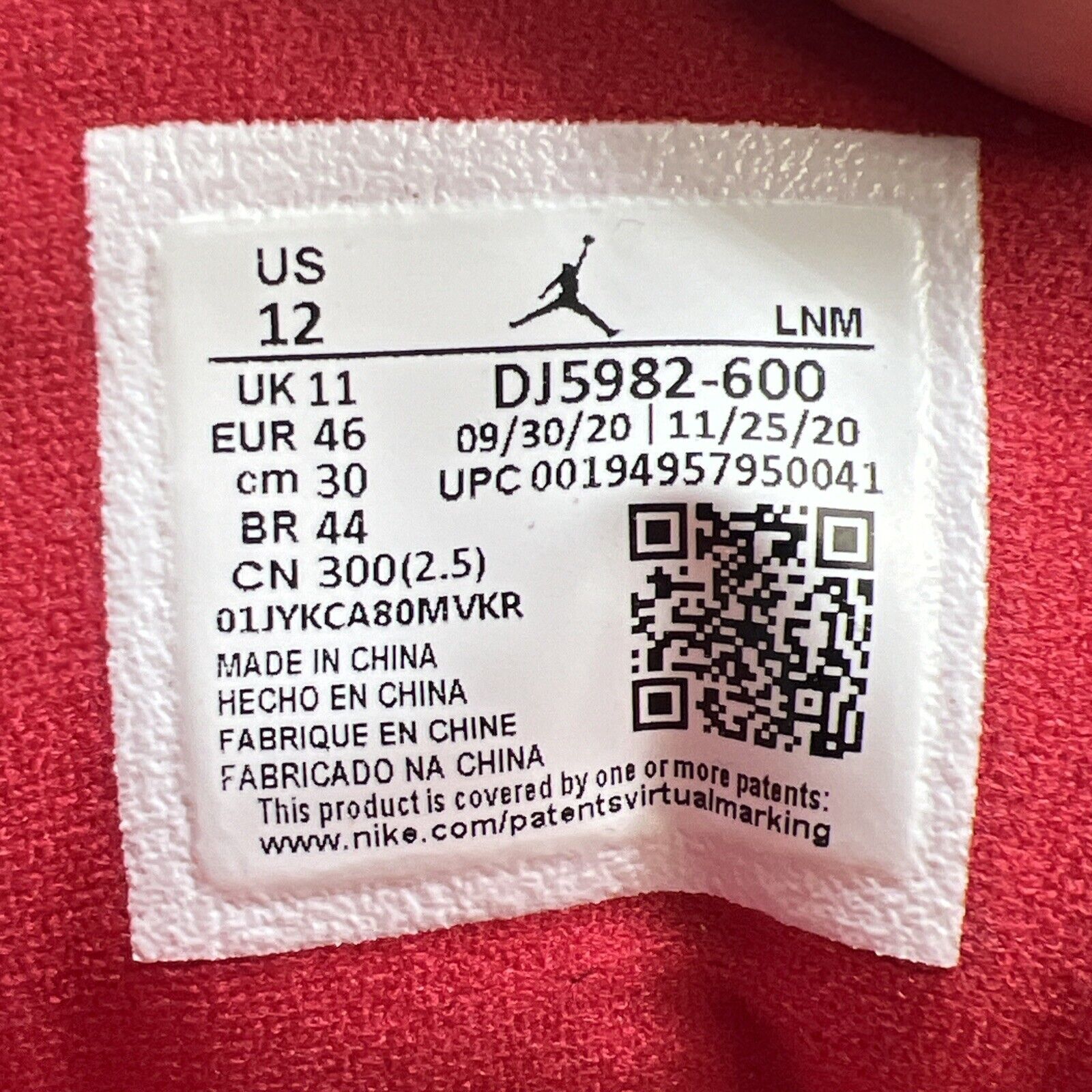 Size 12 - Jordan 13 Red/White - White Red Grey Suede (DJ5982-600)