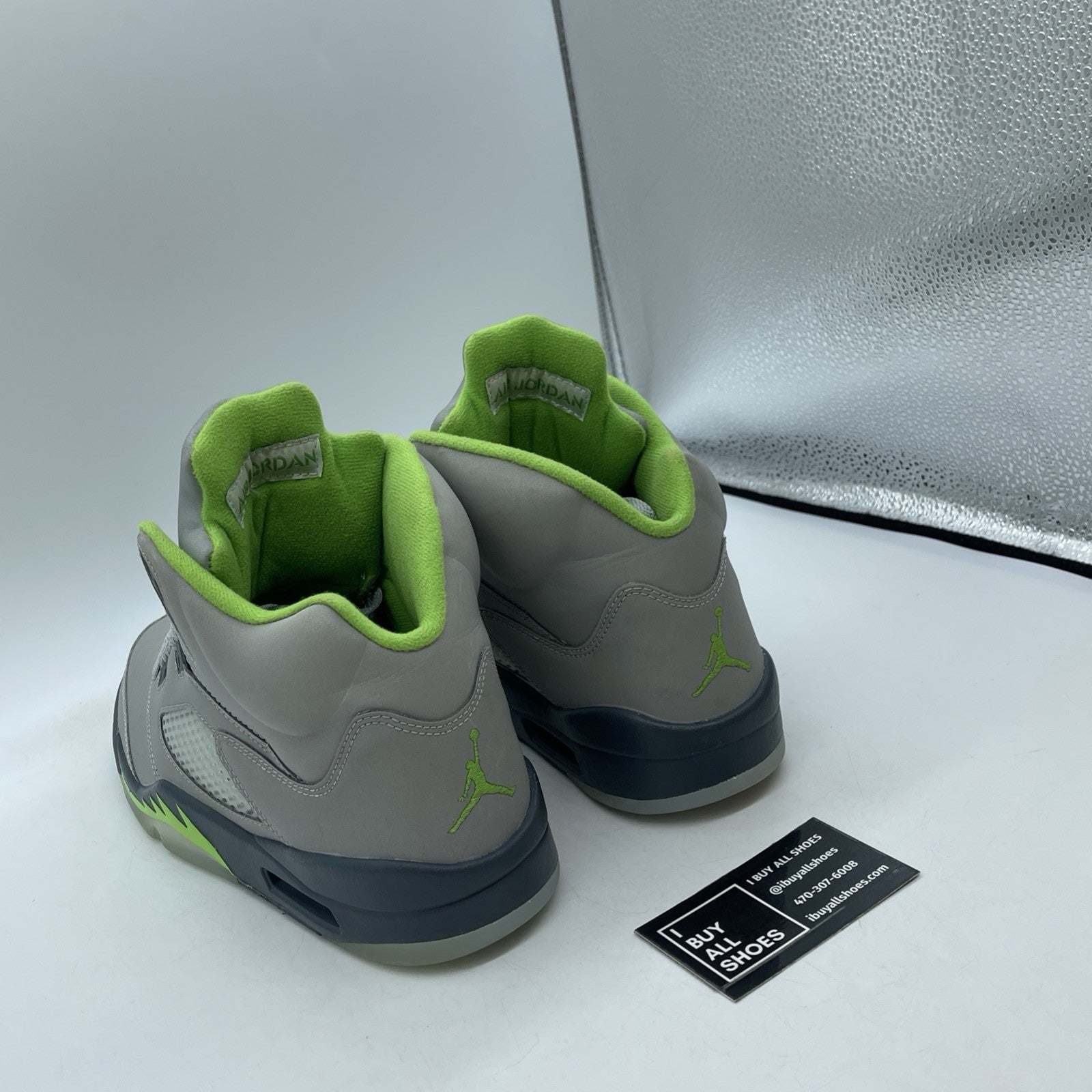 Size 10 - Jordan 5 Retro Green Bean Grey Leather (DM9014-003)