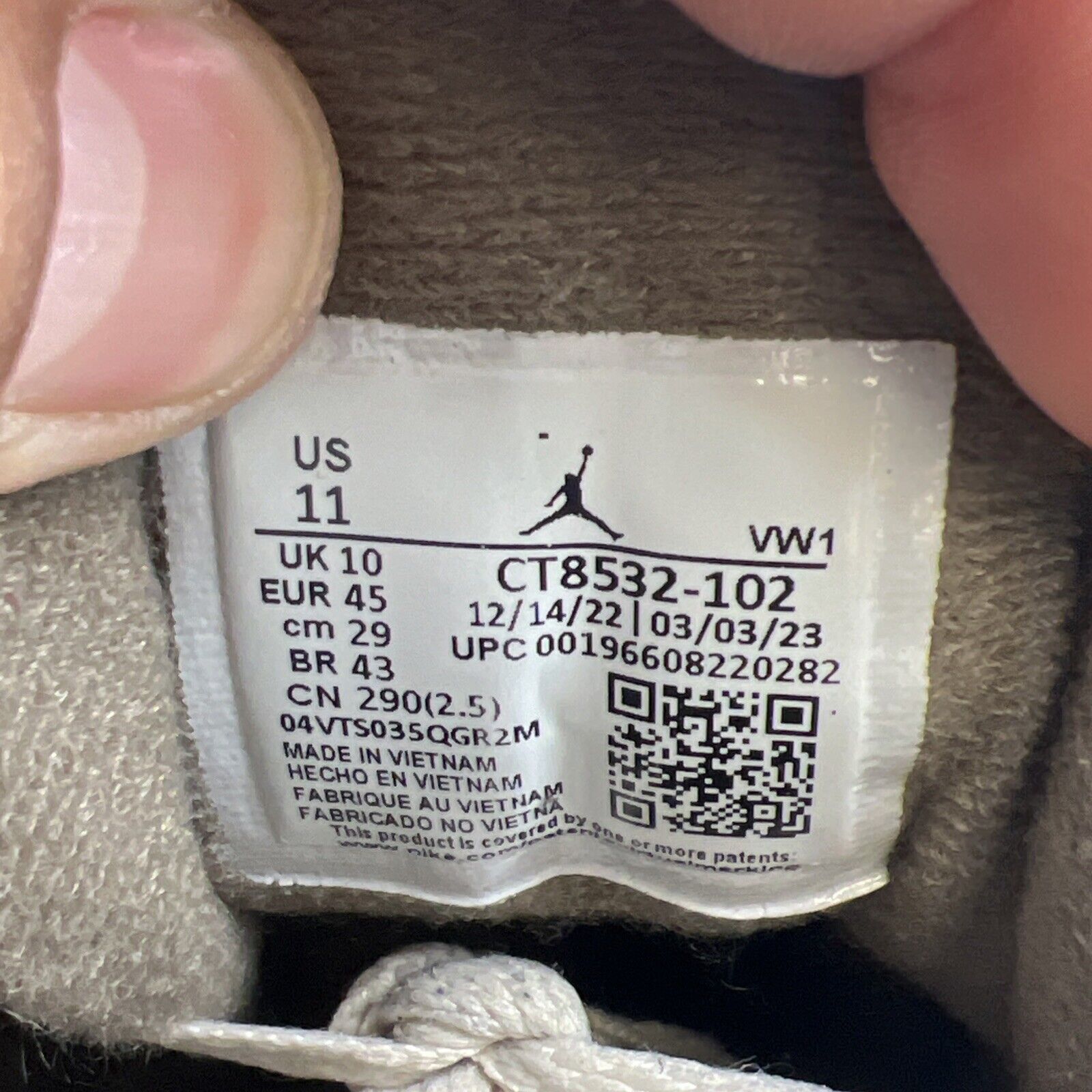 Size 11 - Air Jordan 3 Retro Low Palomino (CT8532-102)
